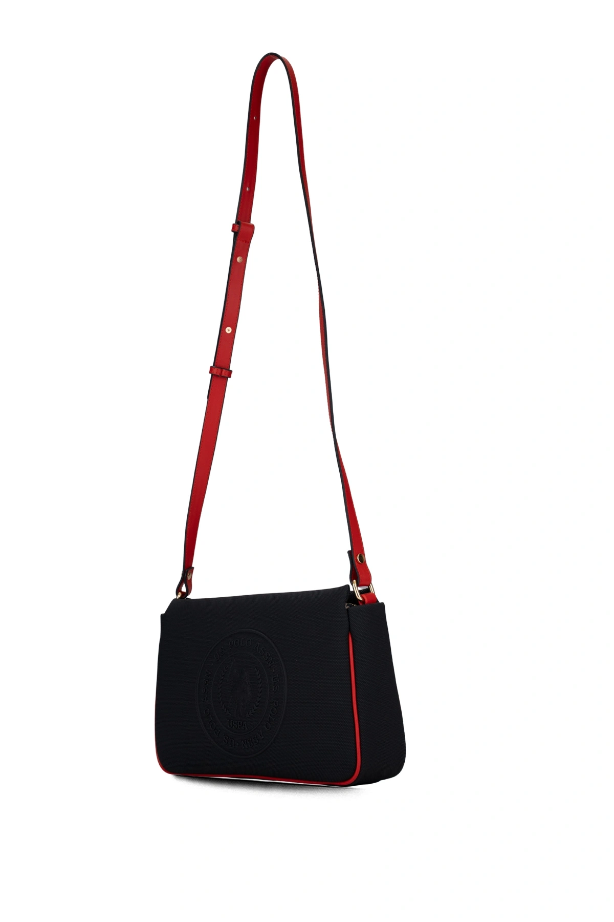 U.S. Polo Assn. Lacıvert-A.Kırmızı Kadın Postacı Çantası