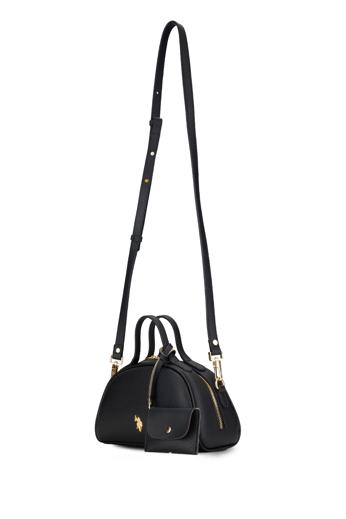 U.S. Polo Assn. Sıyah Kadın Postacı Çantası