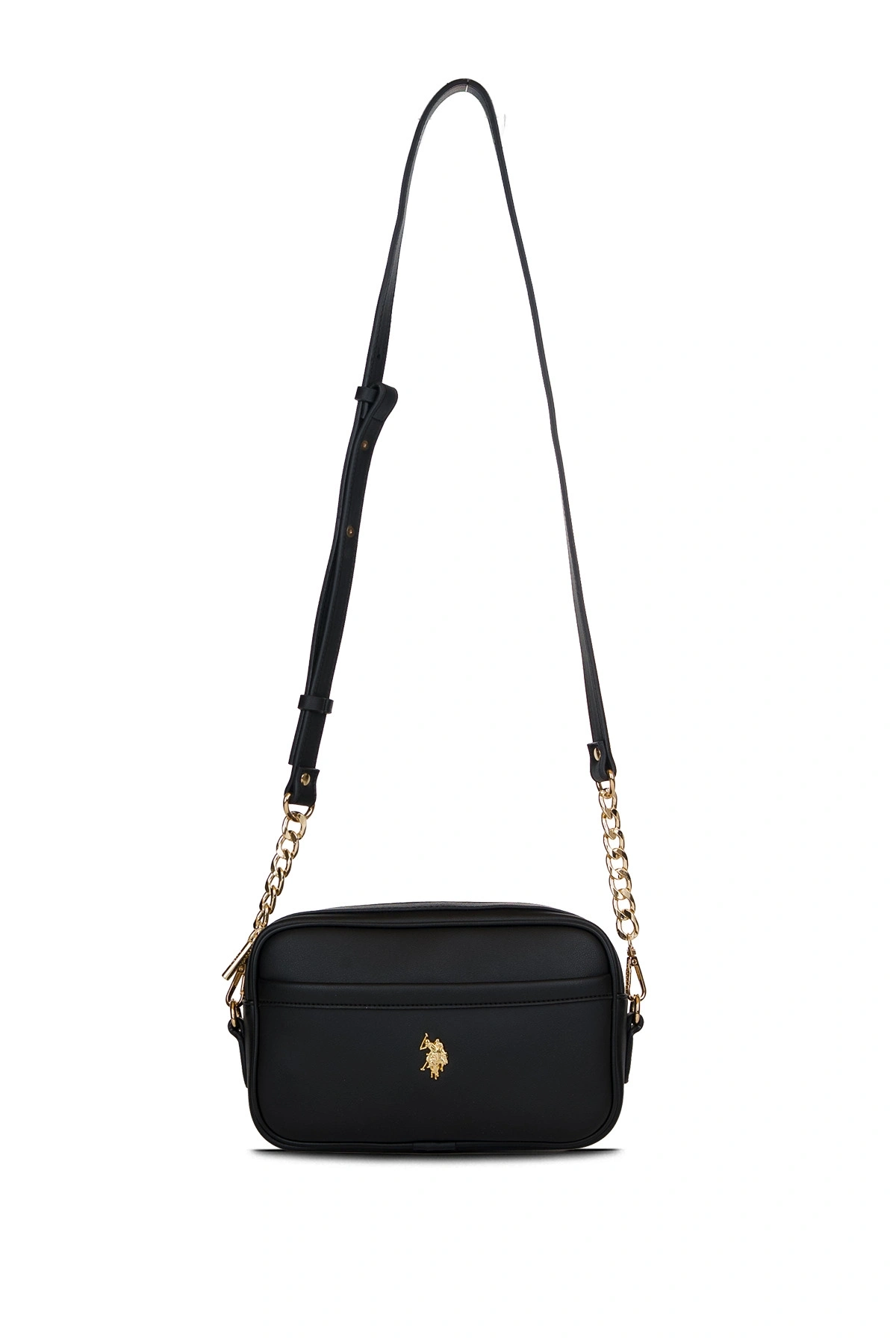 U.S. Polo Assn. Sıyah Kadın Postacı Çantası