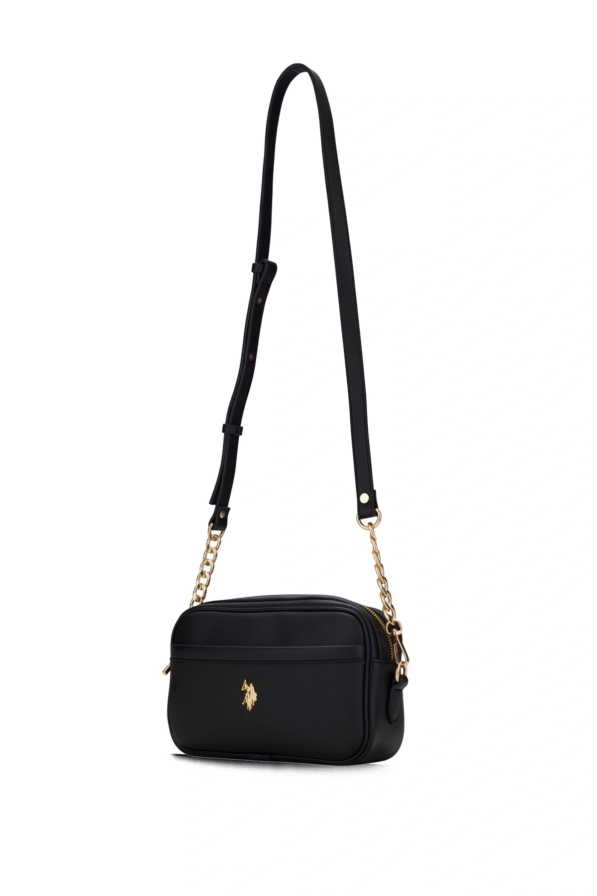 U.S. Polo Assn. Sıyah Kadın Postacı Çantası