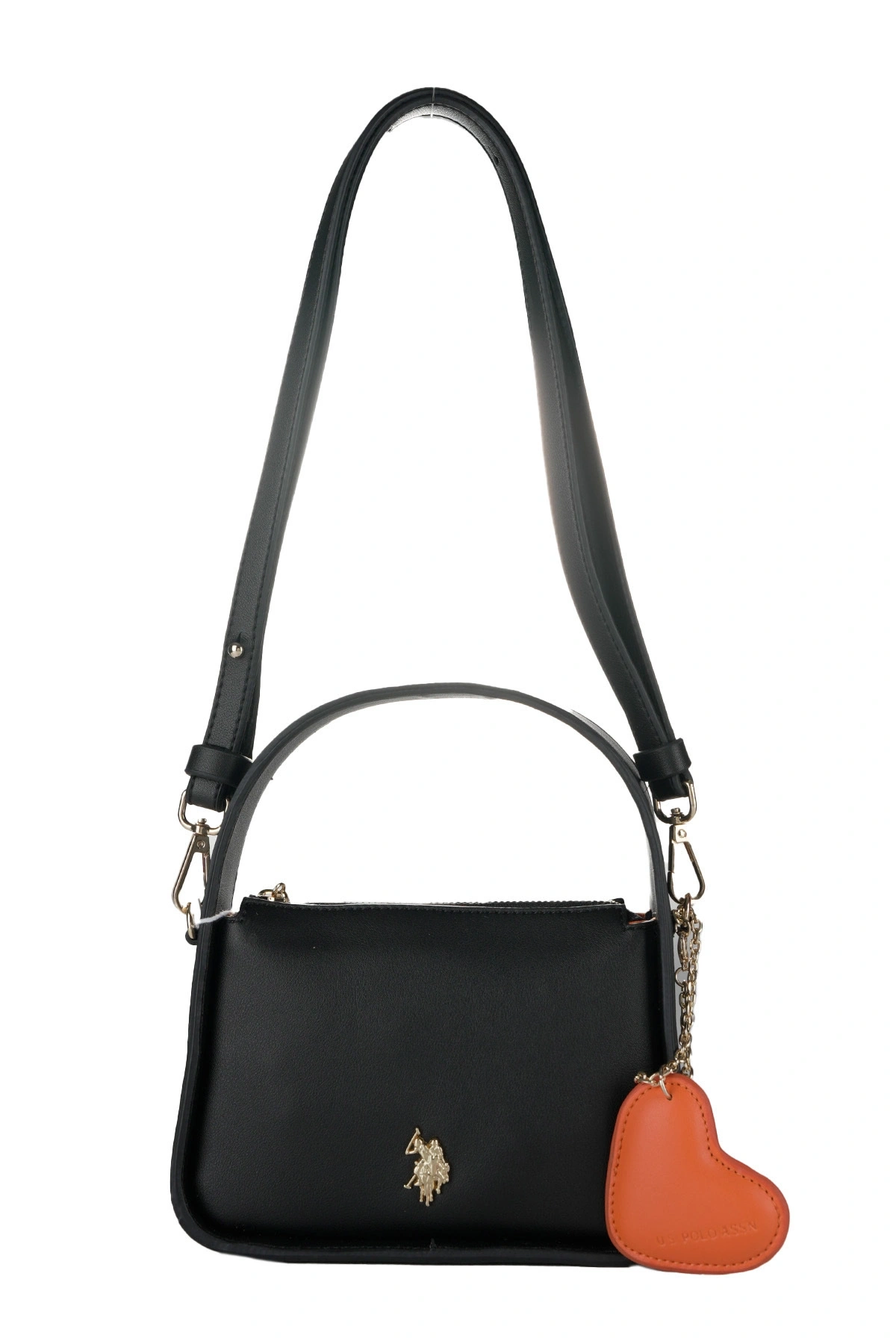 U.S. Polo Assn. Sıyah Kadın Postacı Çantası