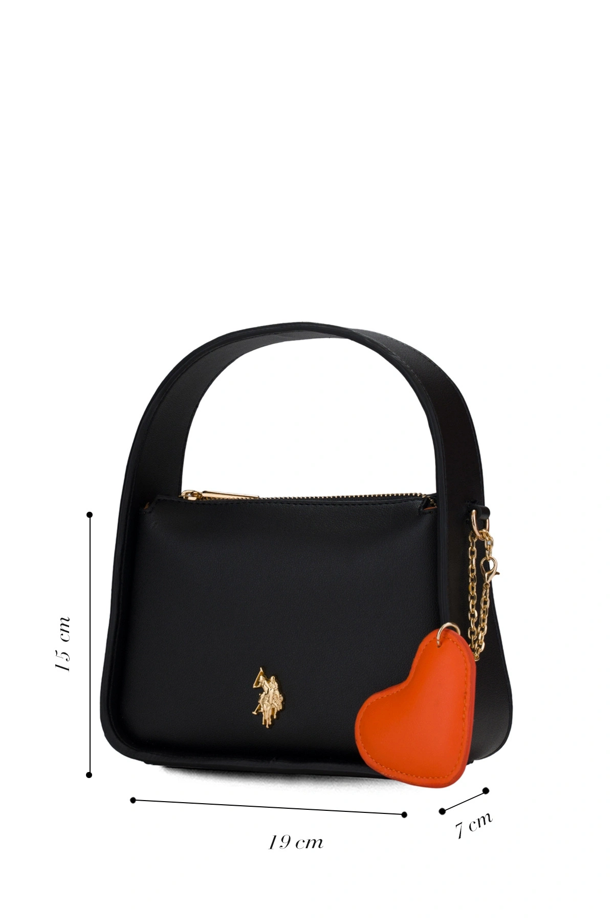 U.S. Polo Assn. Sıyah Kadın Postacı Çantası