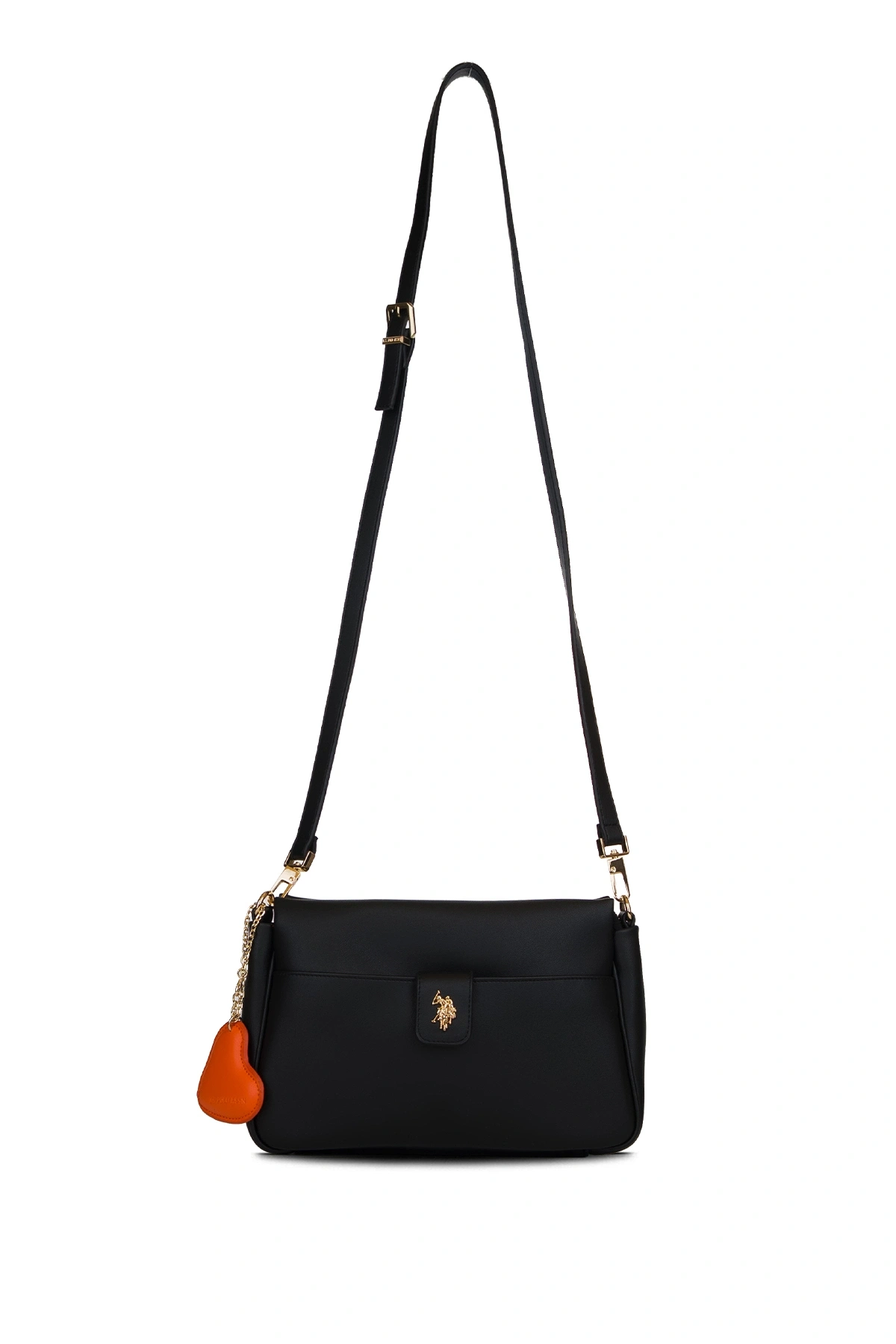 U.S. Polo Assn. Sıyah Kadın Postacı Çantası