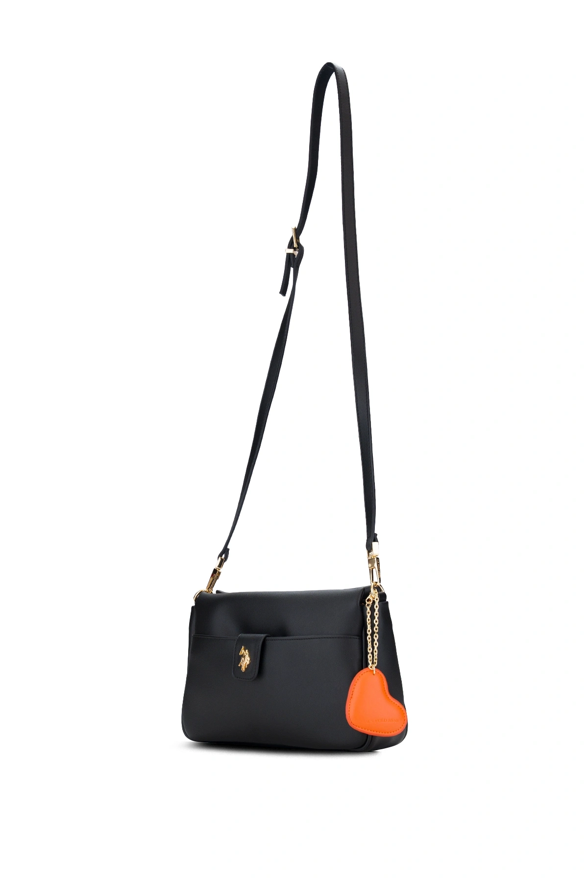 U.S. Polo Assn. Sıyah Kadın Postacı Çantası