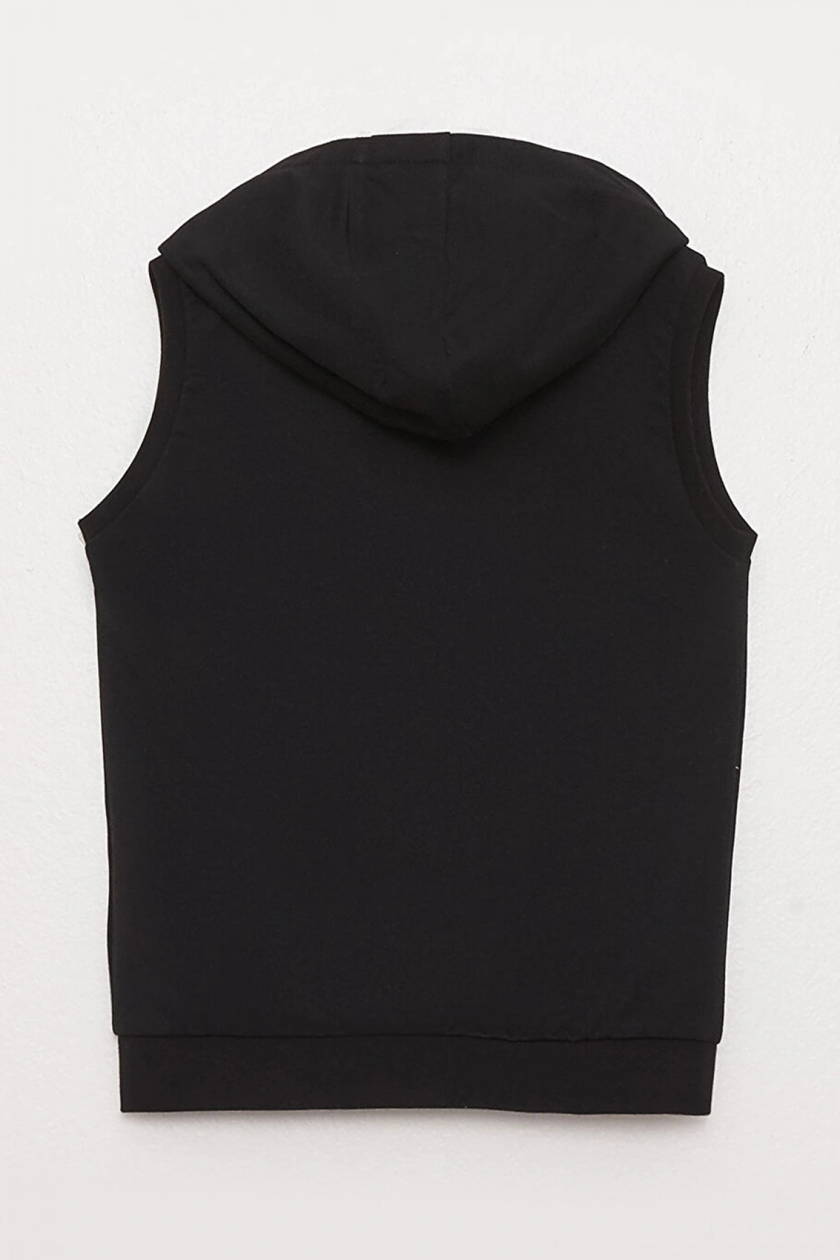 Kapüşonlu Basic Erkek Çocuk Fermuarlı Yelek