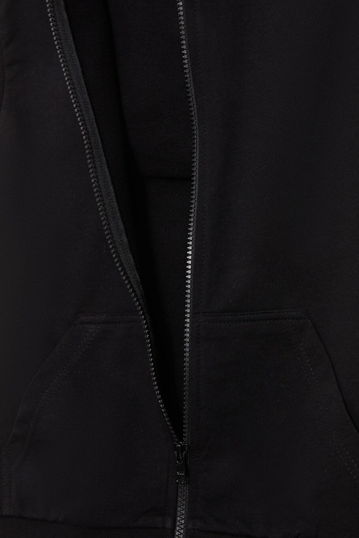 Kapüşonlu Basic Erkek Çocuk Fermuarlı Yelek