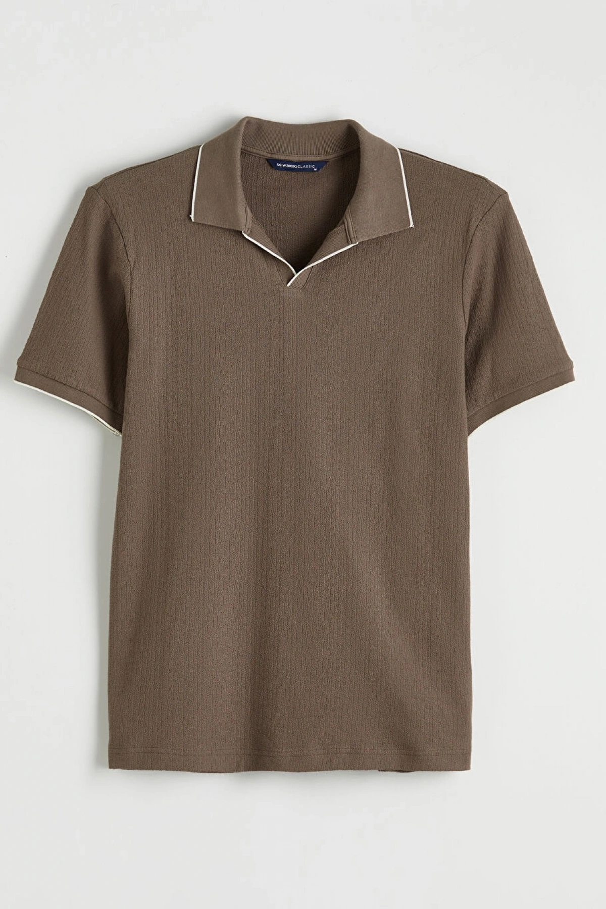 LCWAIKIKI Classic Kahverengi Polo Yaka Erkek Tişört