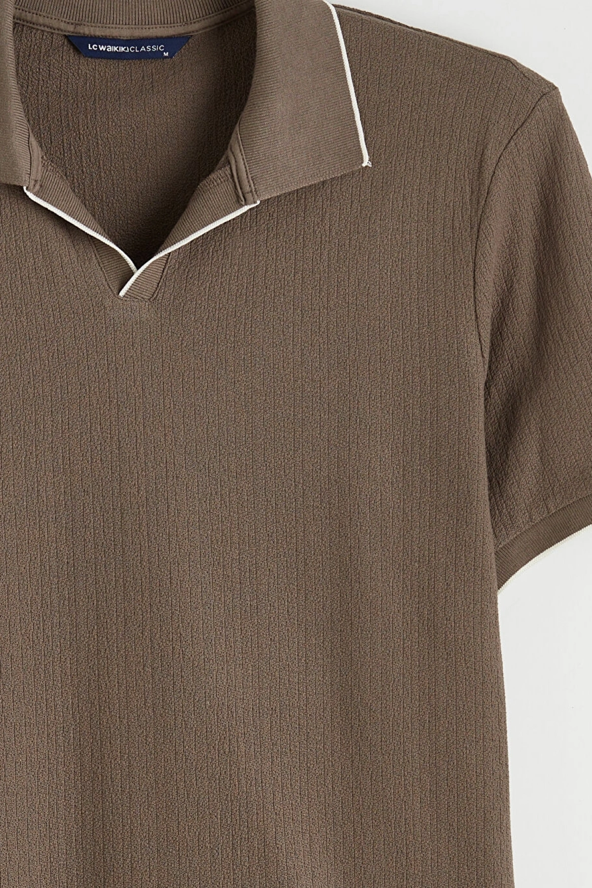 LCWAIKIKI Classic Kahverengi Polo Yaka Erkek Tişört