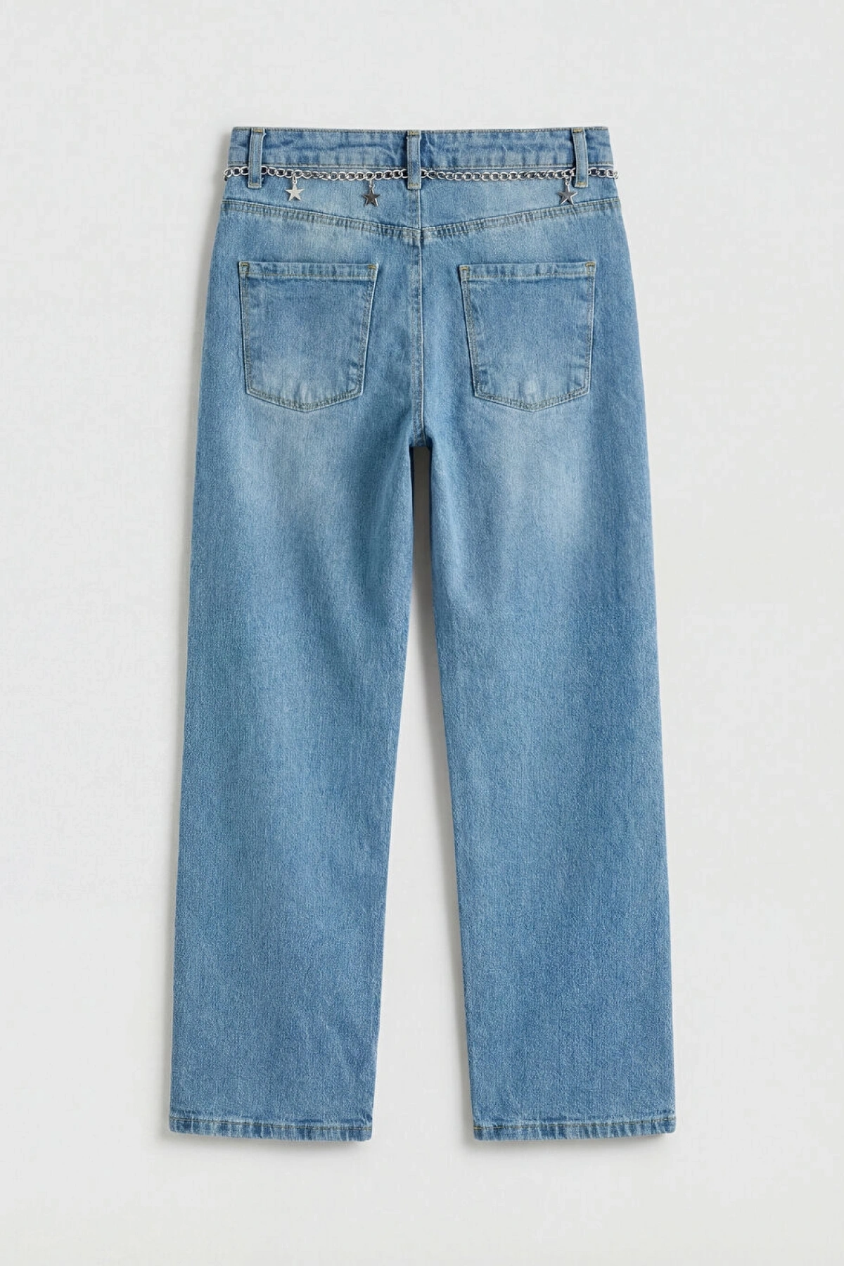 LC Waikiki İndigo Straight Fit Kız Çocuk Jean Pantolon