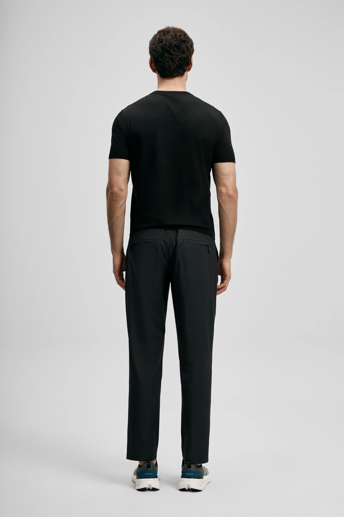 Lufian Tıno Erkek Modal Karışımlı Kazak Siyah