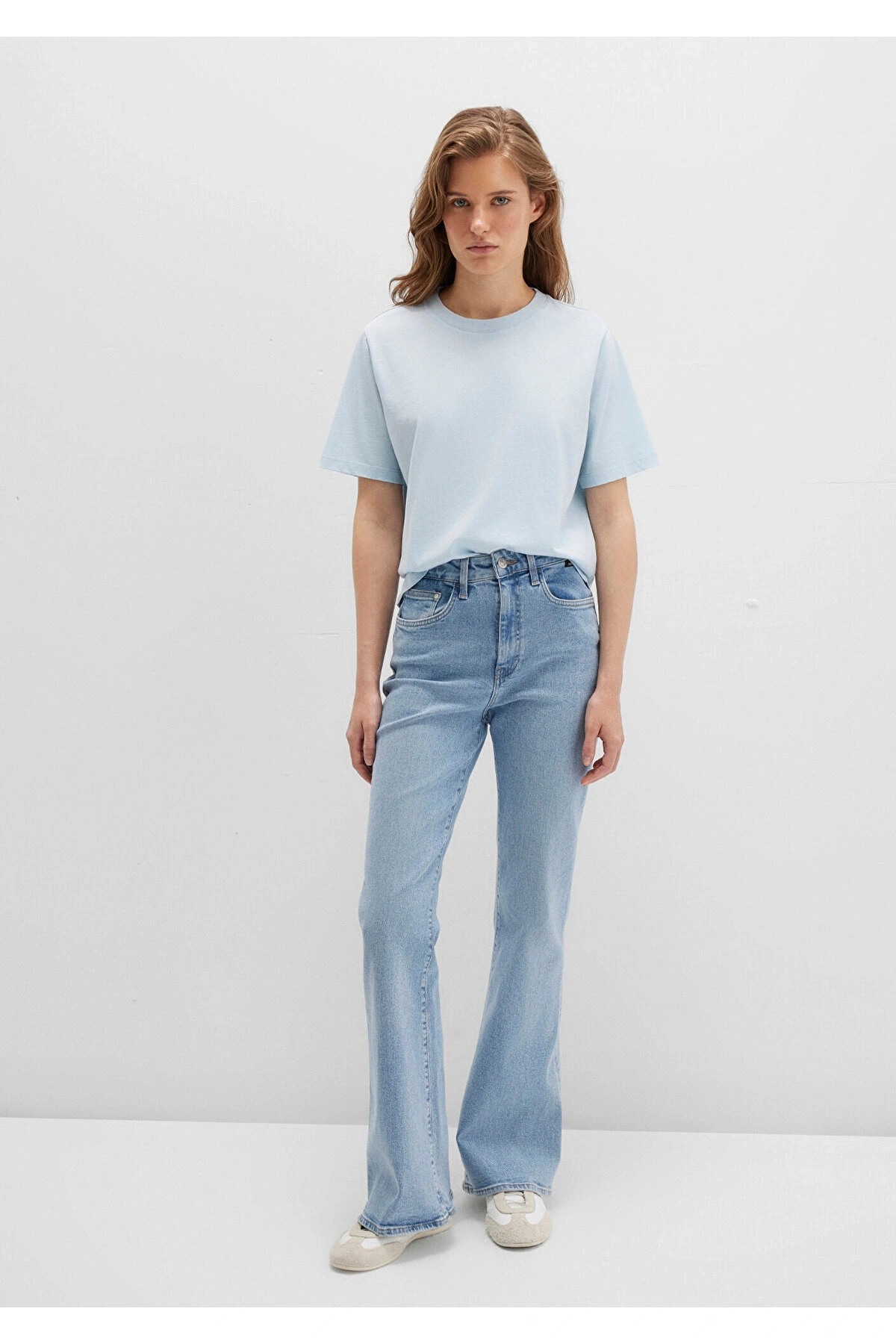 Mavi Bisiklet Yaka Basic Tişört Regular Fit / Normal Kesim