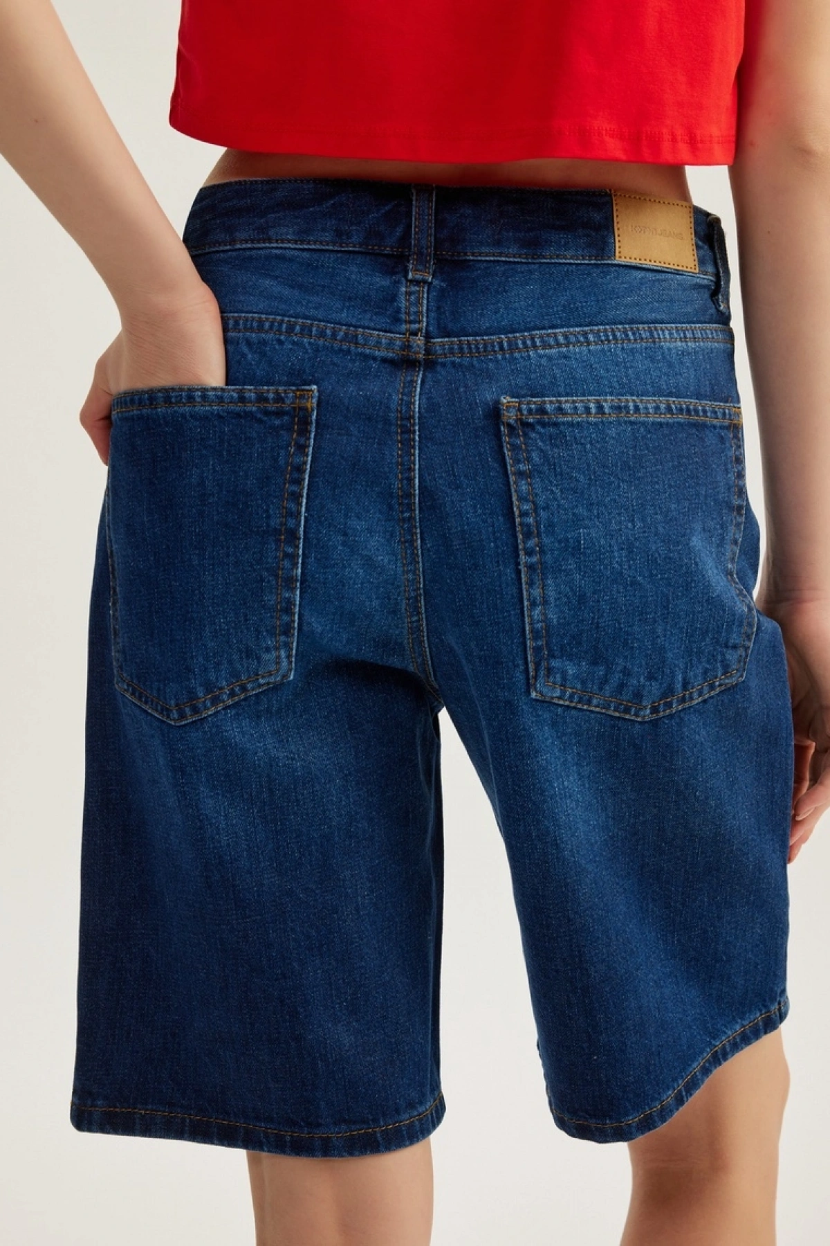 KOTON Rahat Kesim Normal Bel Denim Şort