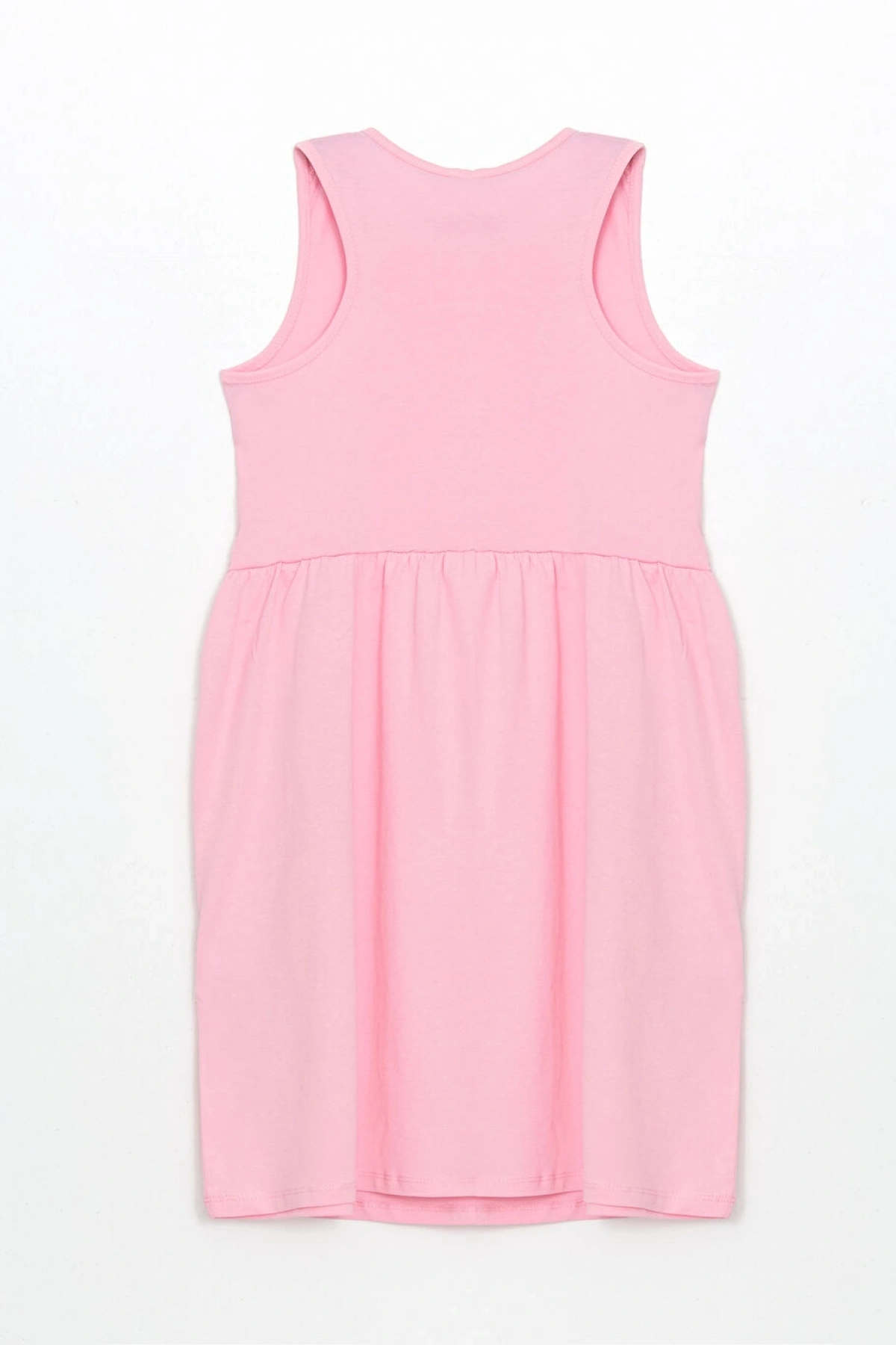 LCW Kids Bisiklet Yaka Kız Çocuk Elbise