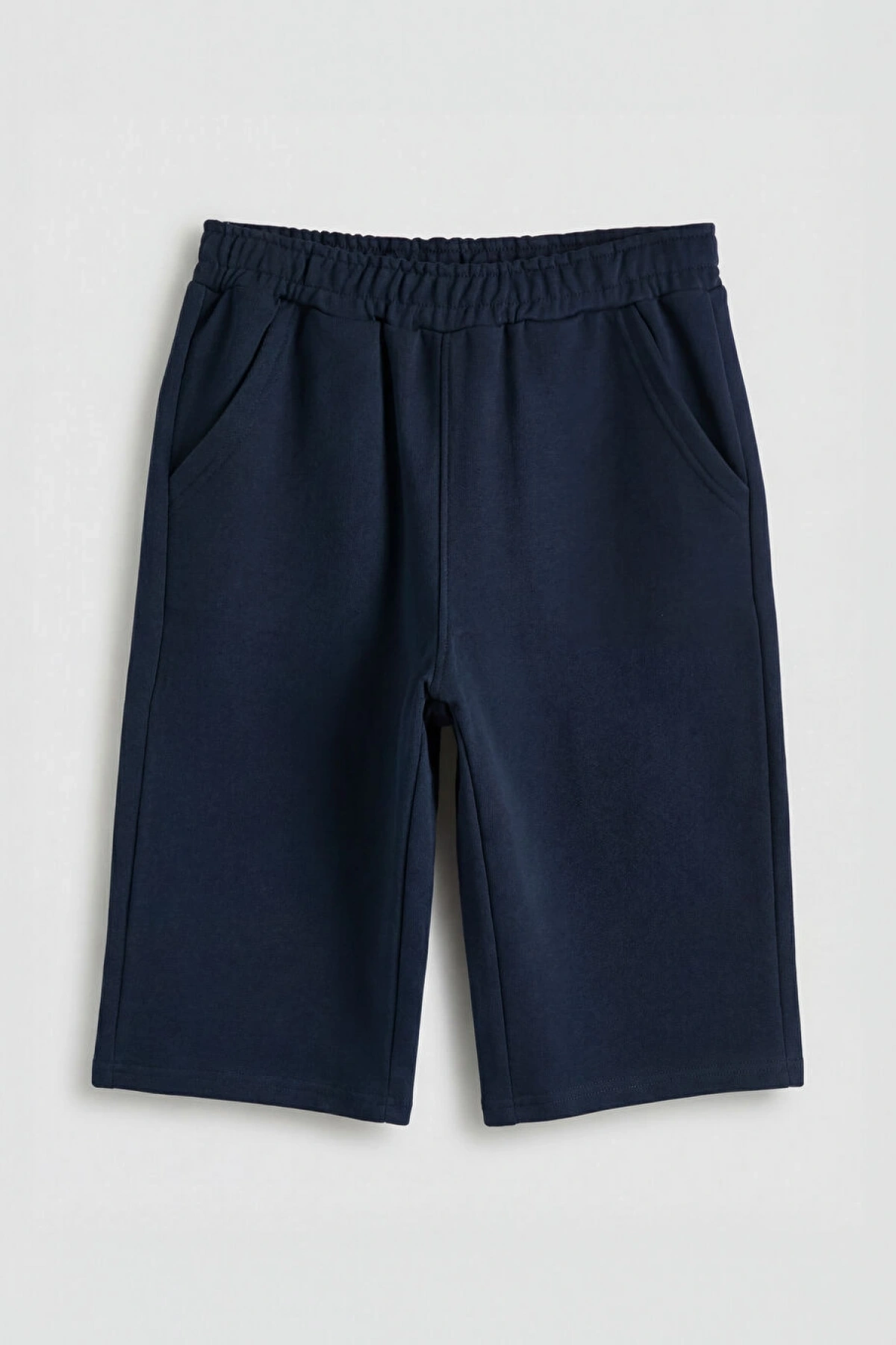 LCW Kids Lacivert Beli Lastikli Erkek Çocuk Şort