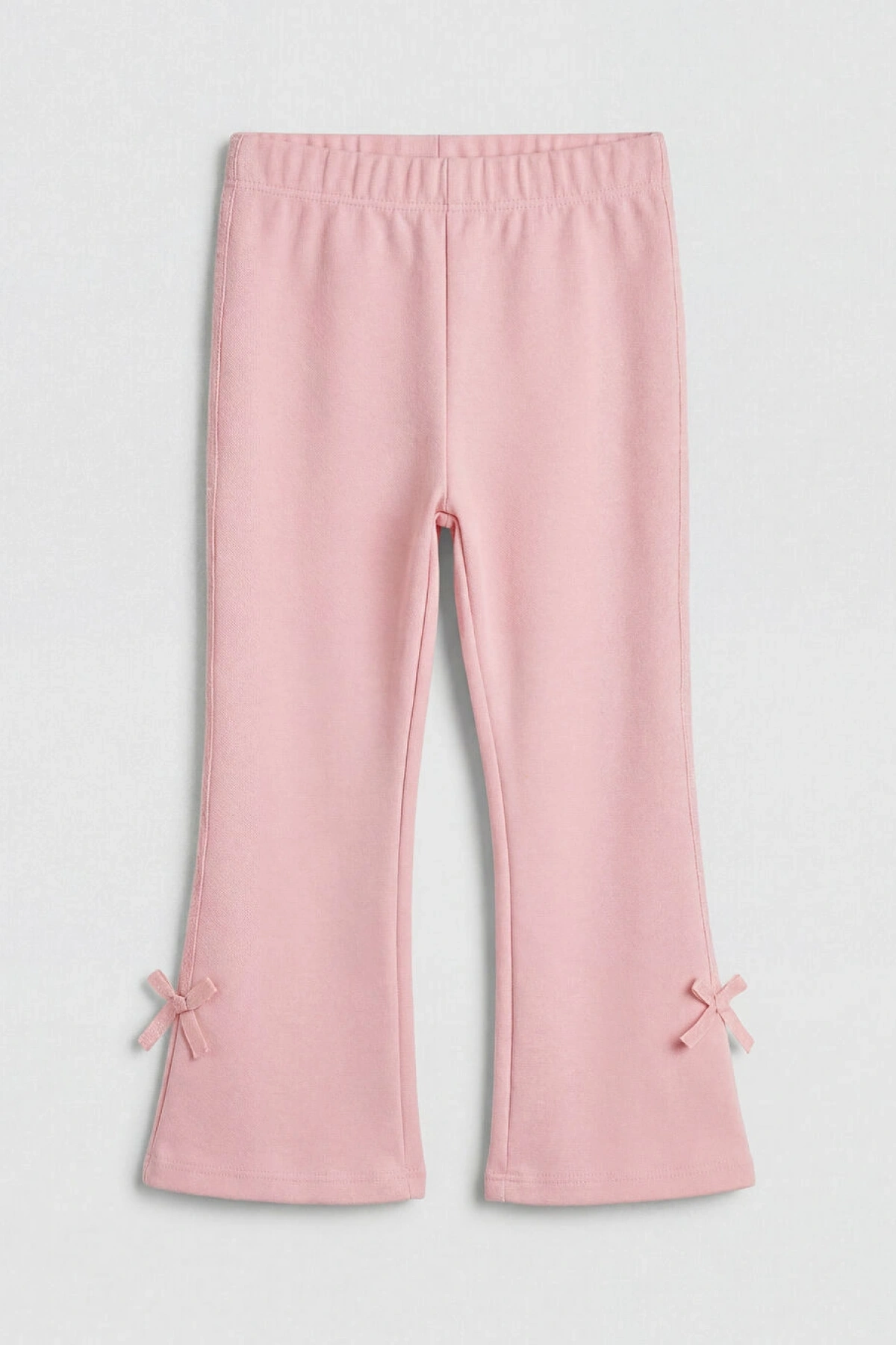 LCW Kids Pembe Fiyonk Detaylı Kız Çocuk Ispanyol Paça Tayt