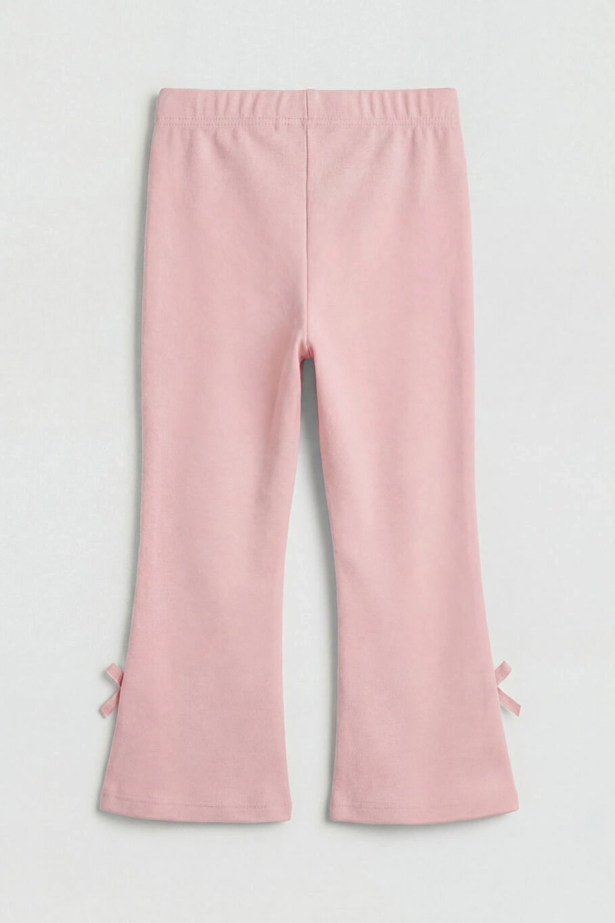 LCW Kids Pembe Fiyonk Detaylı Kız Çocuk Ispanyol Paça Tayt