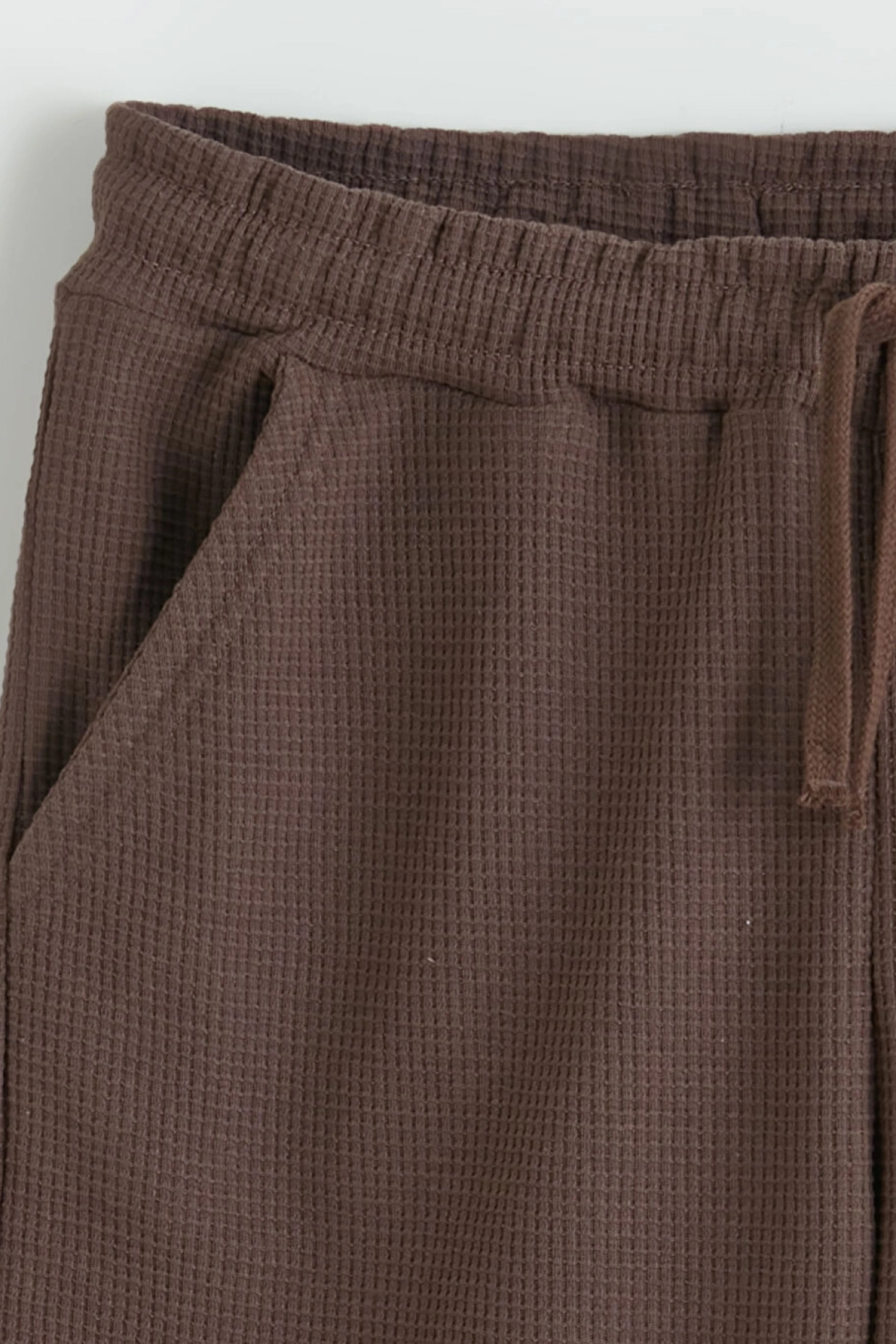 W Kids Kahverengi Polo Yaka Erkek Çocuk Tişört Ve Şort