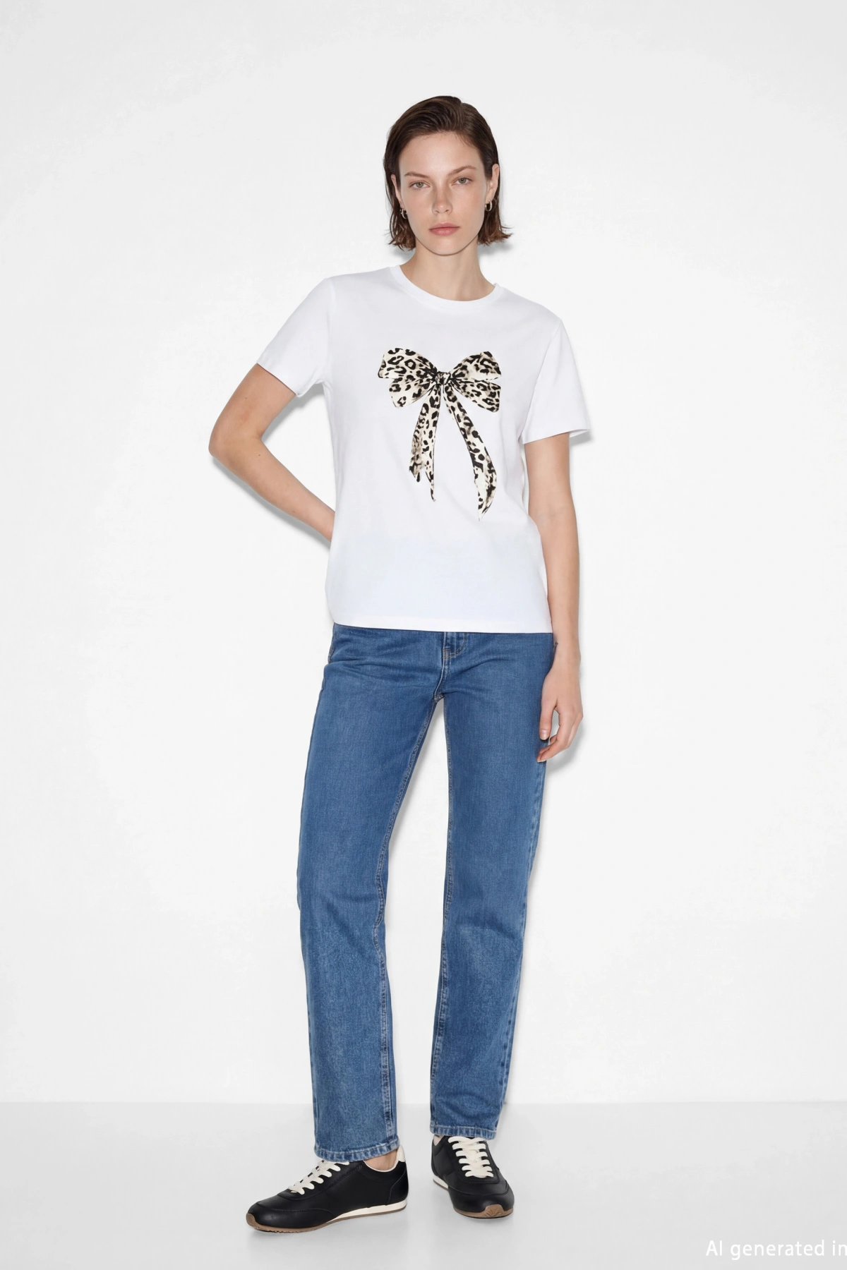 LCWAIKIKI Classic Indigo Beli Lastikli Straight Fit Kadın Jean Pantolon