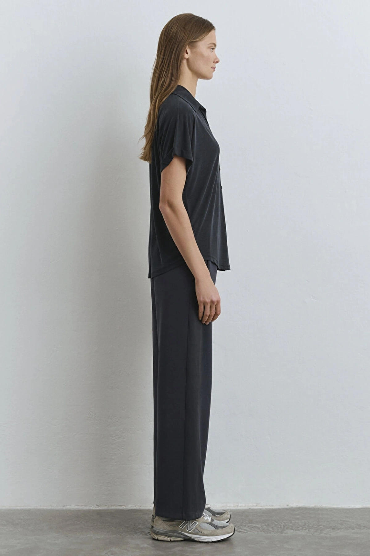 MAVİ Soft-Premium Antrasit (TENCEL™) Modal Karışımlı Gömlek