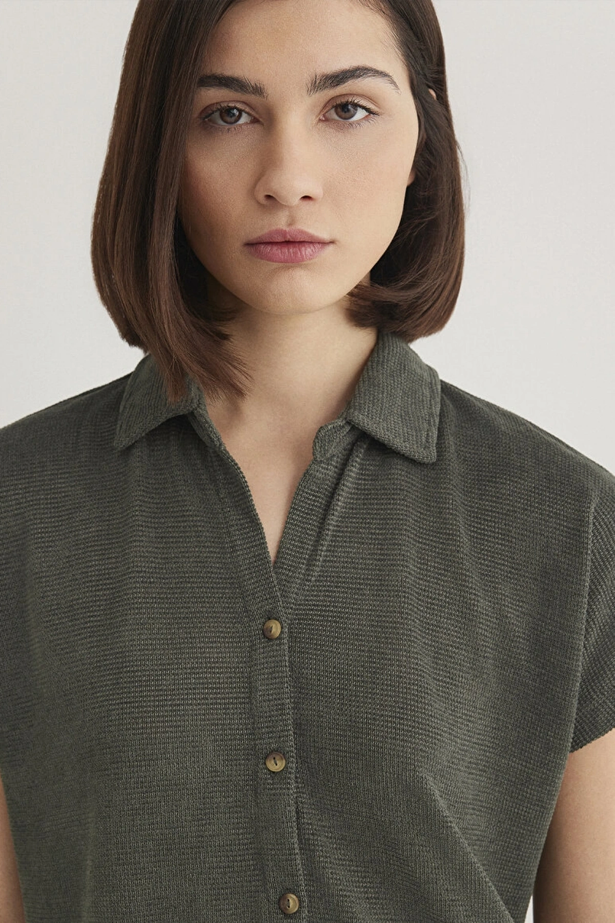 MAVİ Lux Touch Yeşil Polo Tişört