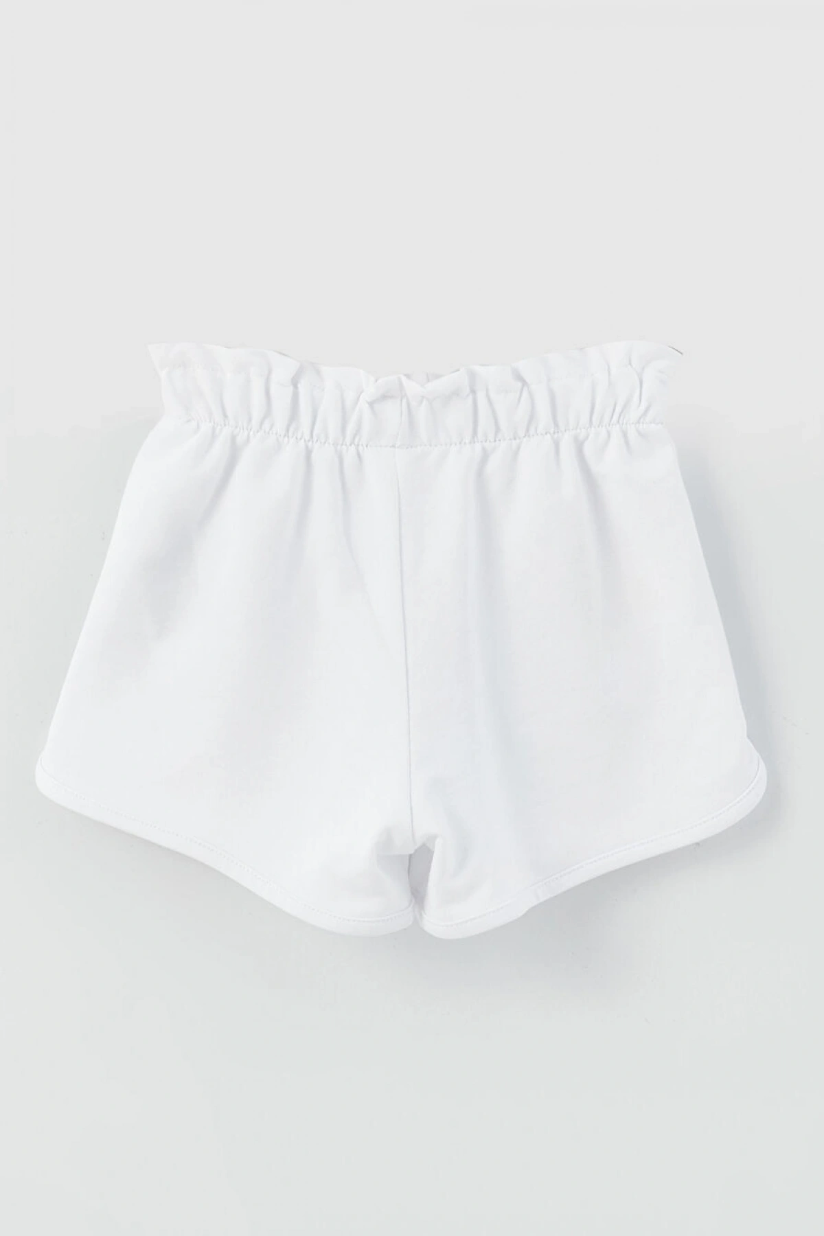 Nostaljik Maymun Baskılı Kız Bebek Şort