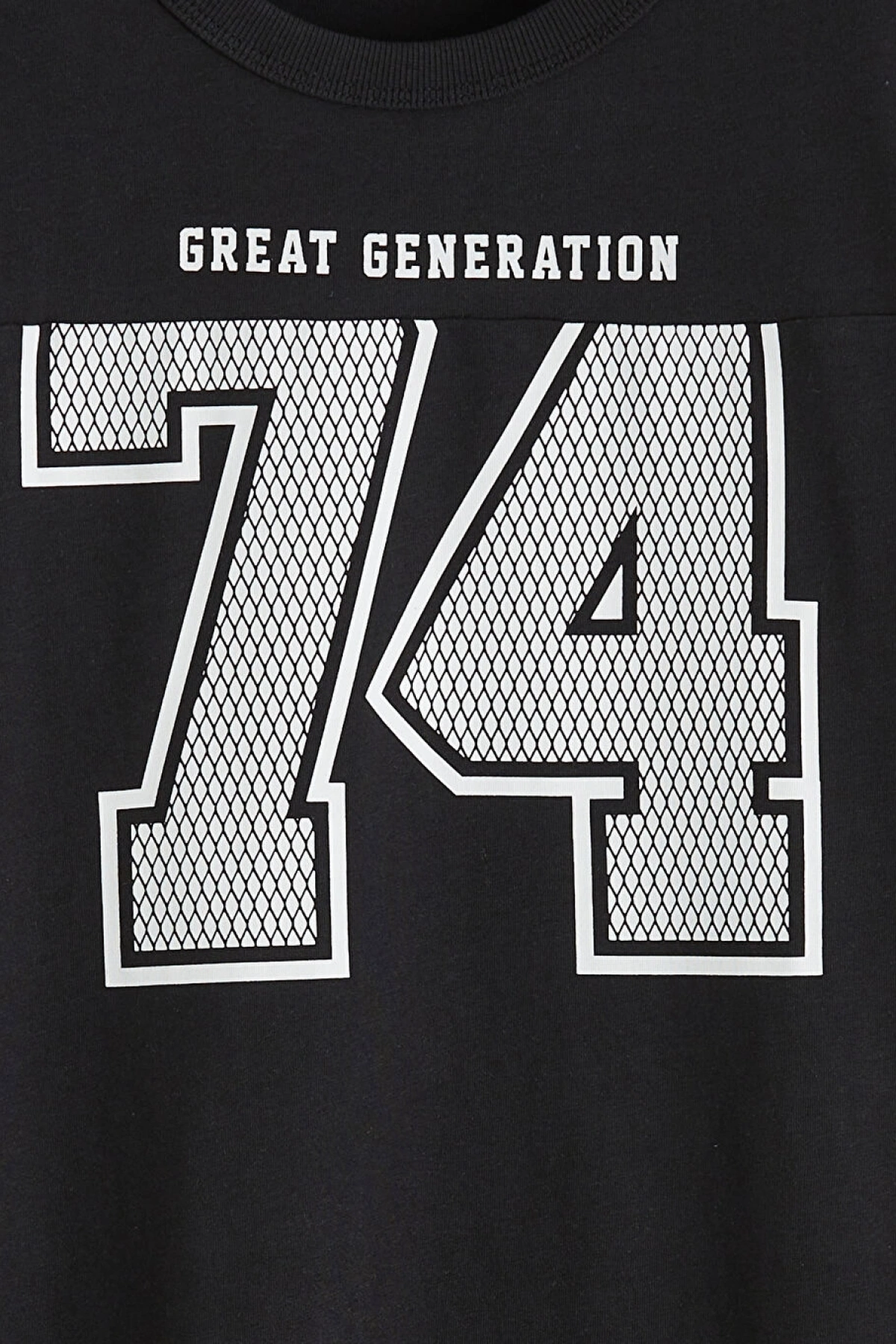 LCW Kids Siyah Bisiklet Yaka Baskılı Erkek Çocuk Tişört Ve Şort