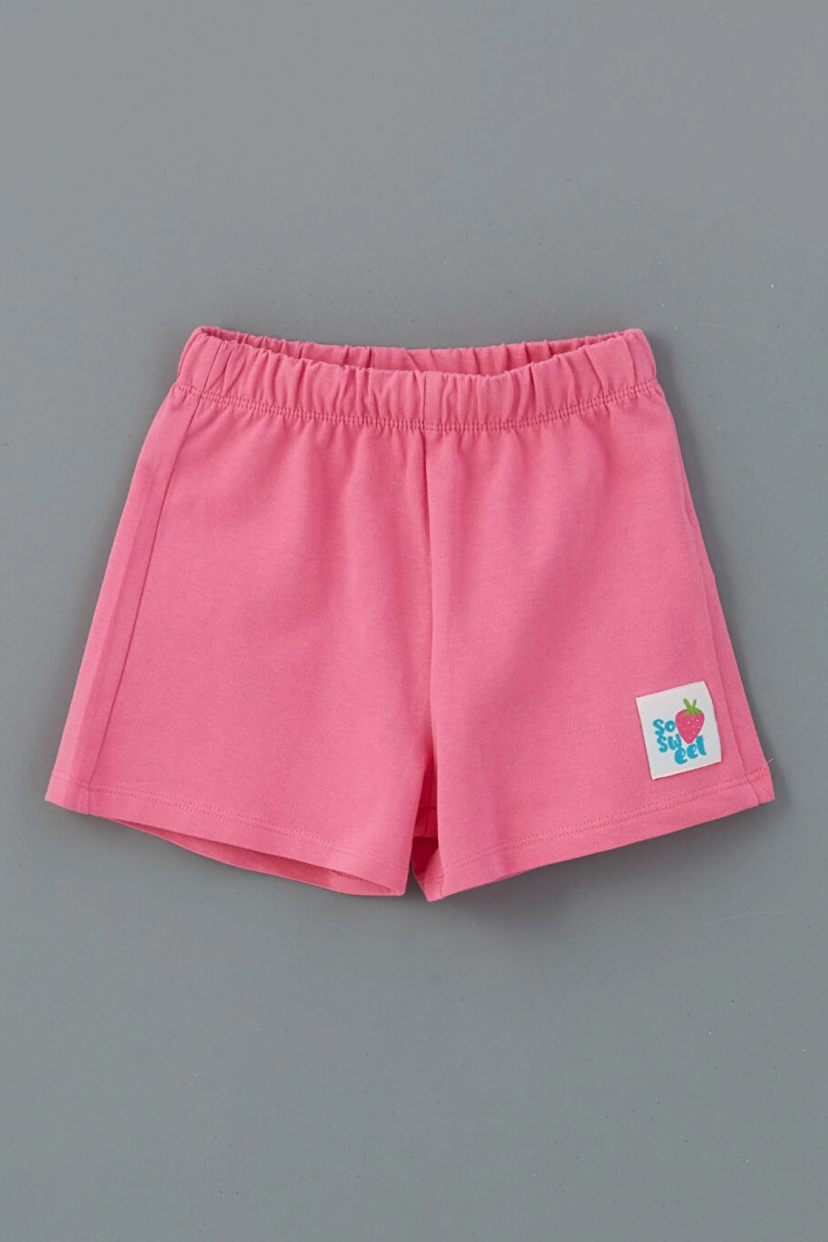 LCW Kids Beyaz Bisiklet Yaka Kız Bebek Tişört Ve Şort 2li