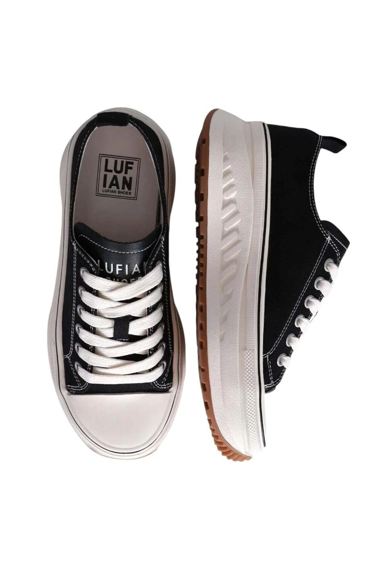 Lufian Shay Siyah Kadın Sneaker