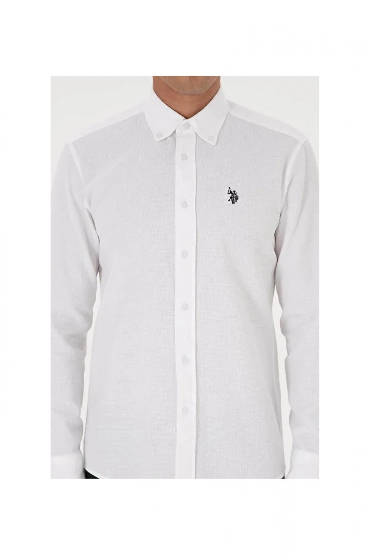 U.S. Polo Assn. Erkek Slim Dokuma Gömlek