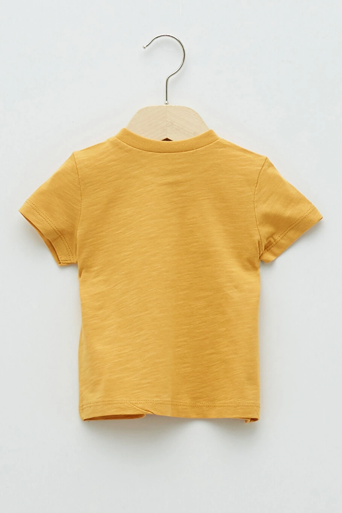 LCW baby Ekru Bisiklet Yaka Kısa Kollu Erkek Bebek Tişört 3lü