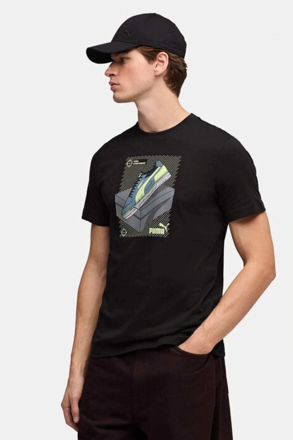 PUMA Mens Graphics Sneaker T-Shirt
