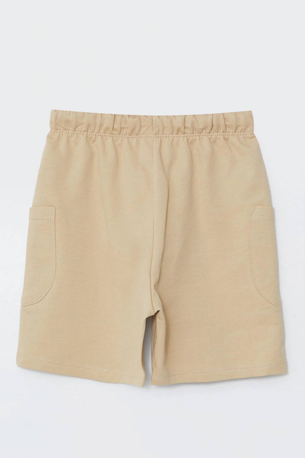 LCW Kids Bej Beli Lastikli Erkek Çocuk Şort