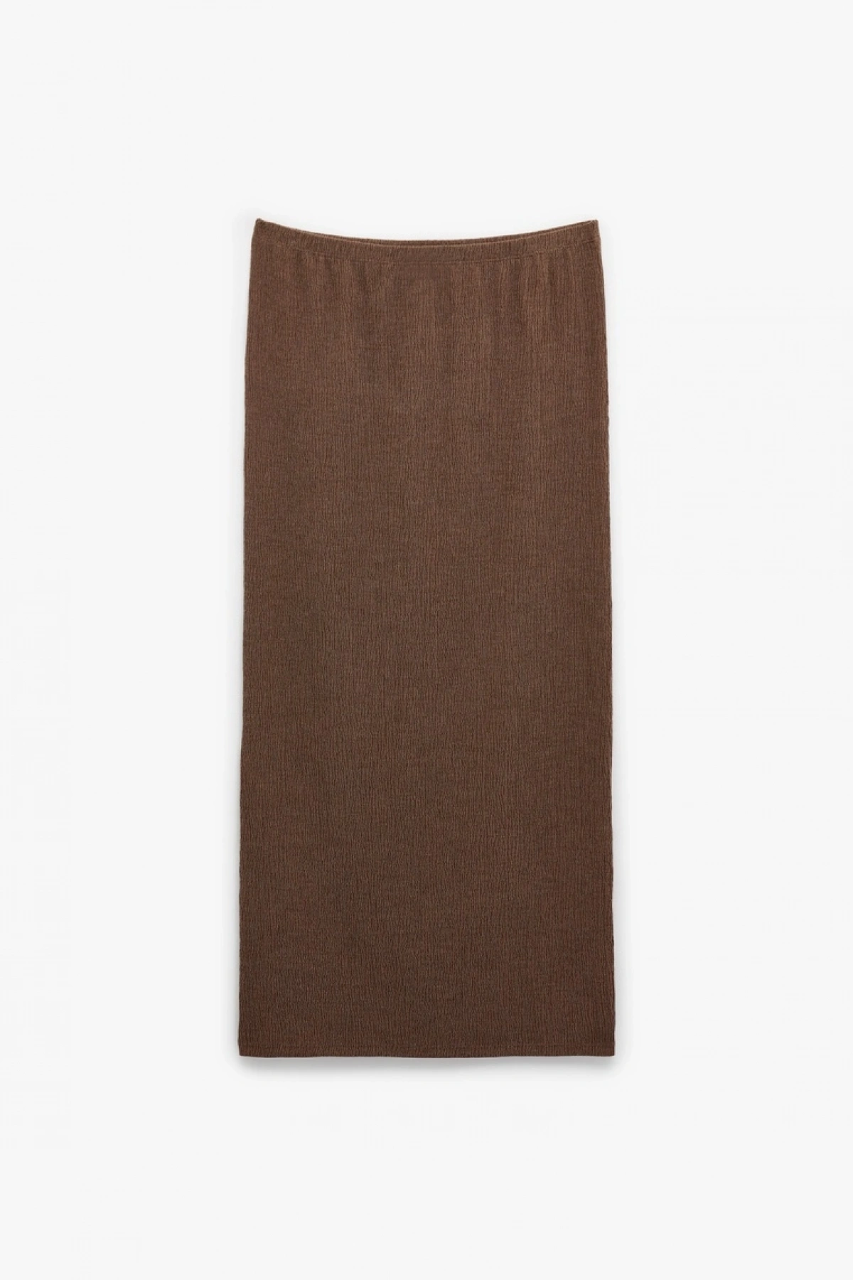 KOTON Bürümcük Kumaş Slim Fit Fiyonk Detaylı Midi Etek