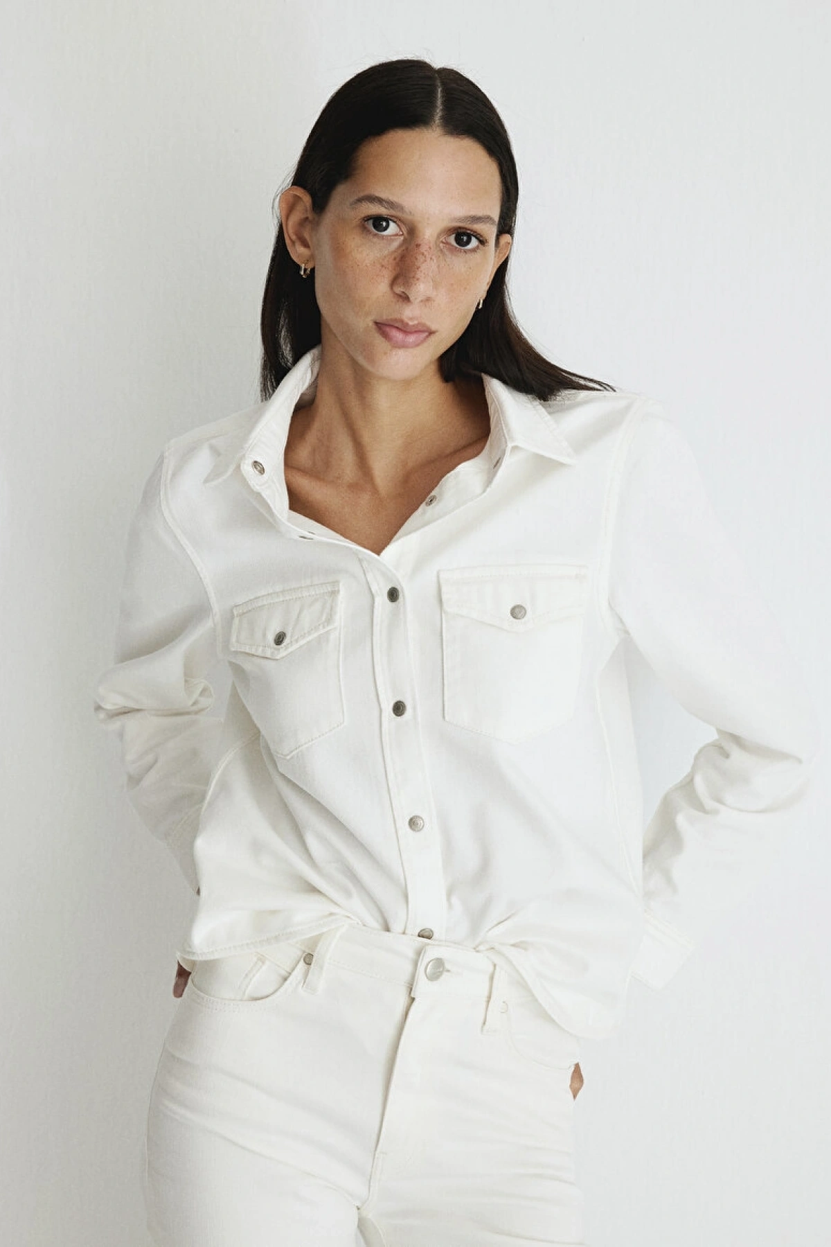 MAVİ Merida Real Blue Kırık Beyaz Jean Gömlek