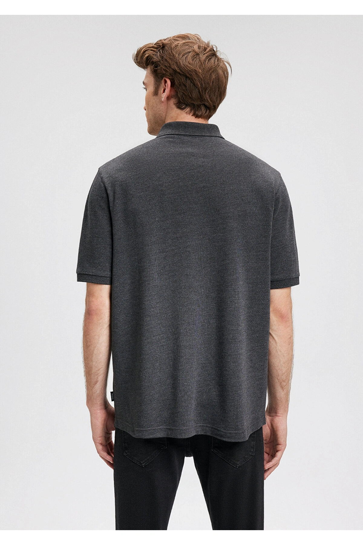 Mavi Antrasit Polo Tişört Regular Fit / Normal Kesim