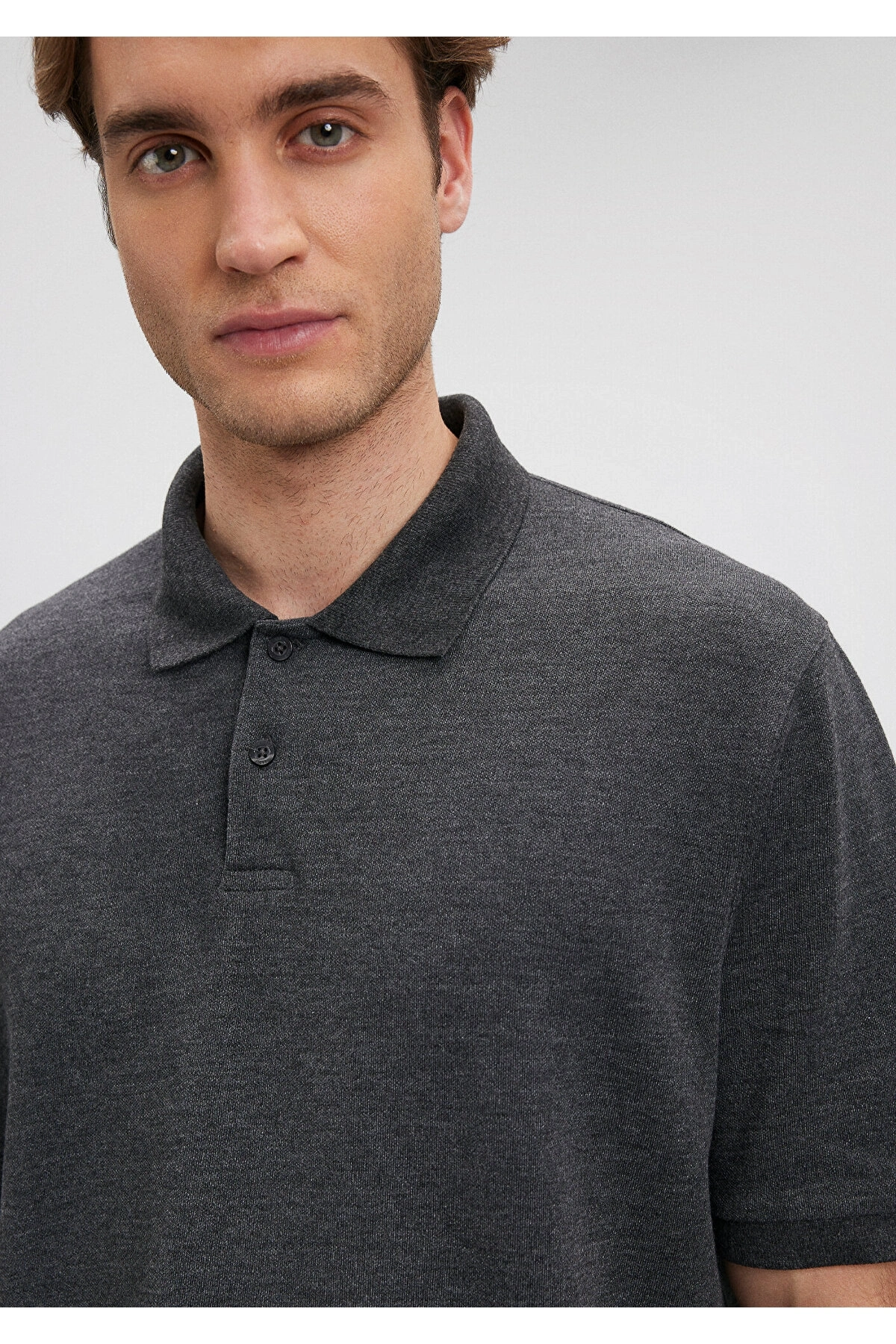 Mavi Antrasit Polo Tişört Regular Fit / Normal Kesim