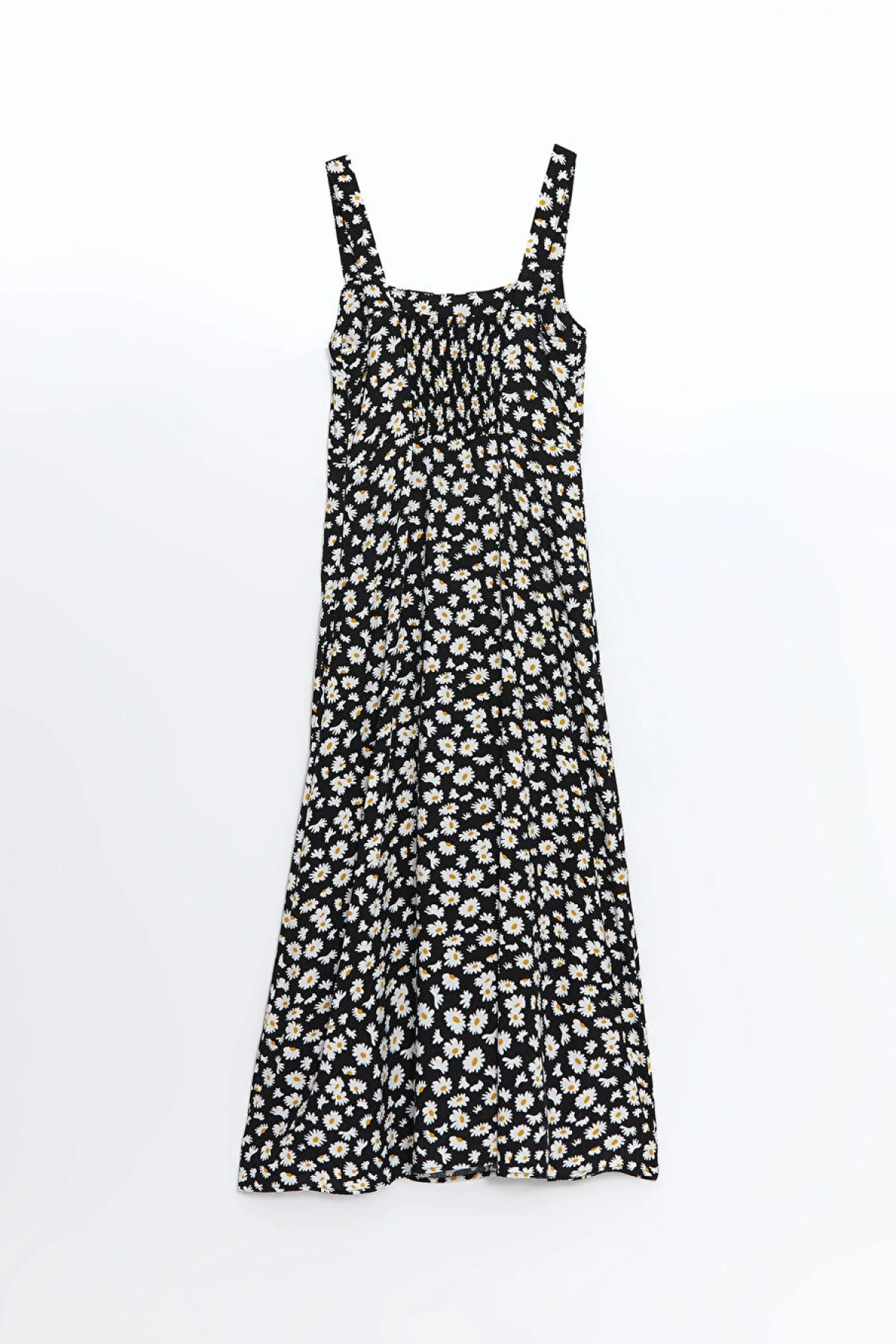 LC Waikiki XSIDE Kare Yaka Çiçekli Kadın Elbise