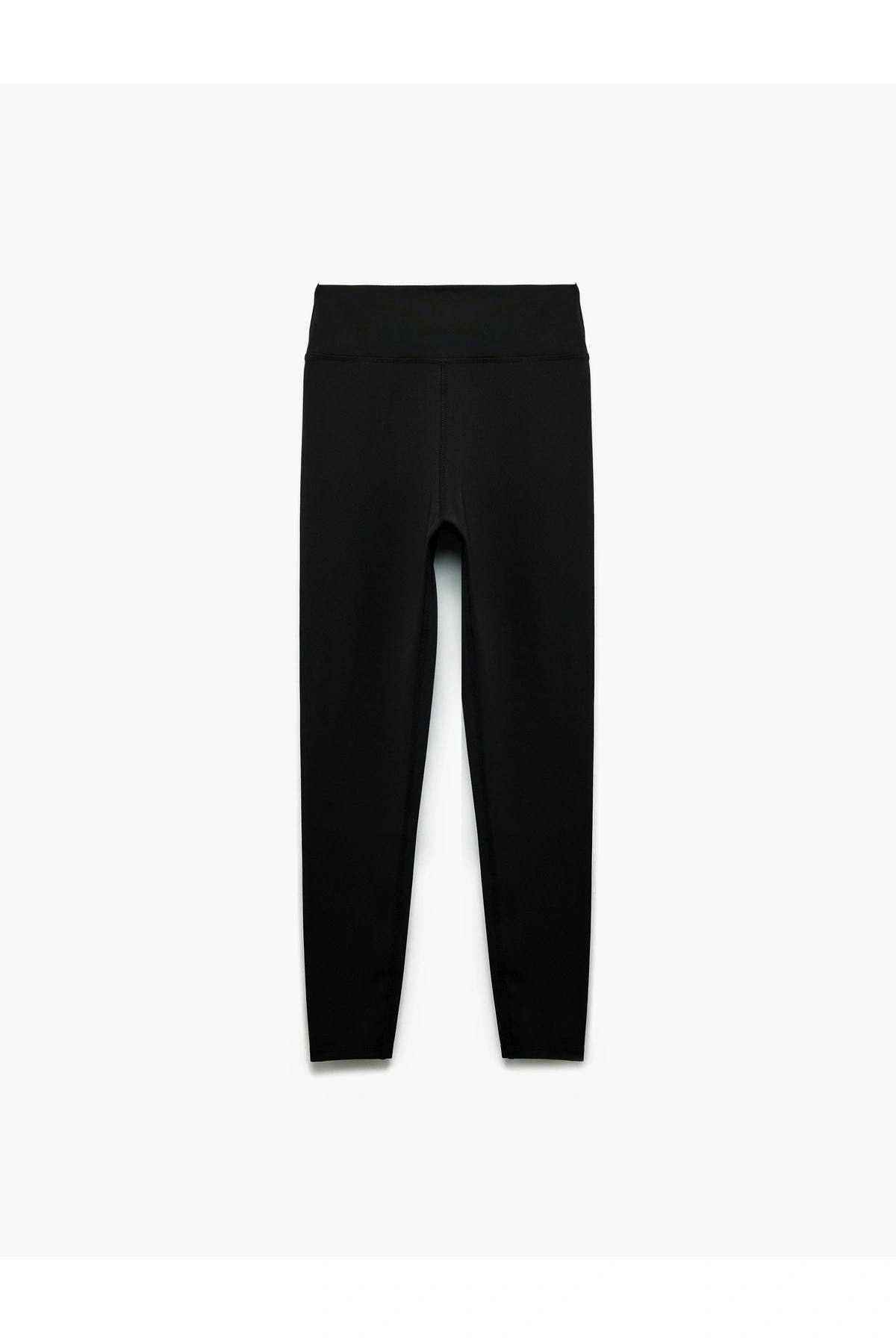 Koton Yüksek Bel İnterlok Dikiş Detaylı Spor Tayt