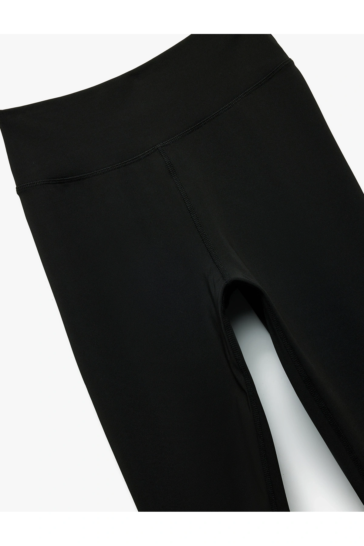 Koton Yüksek Bel İnterlok Dikiş Detaylı Spor Tayt