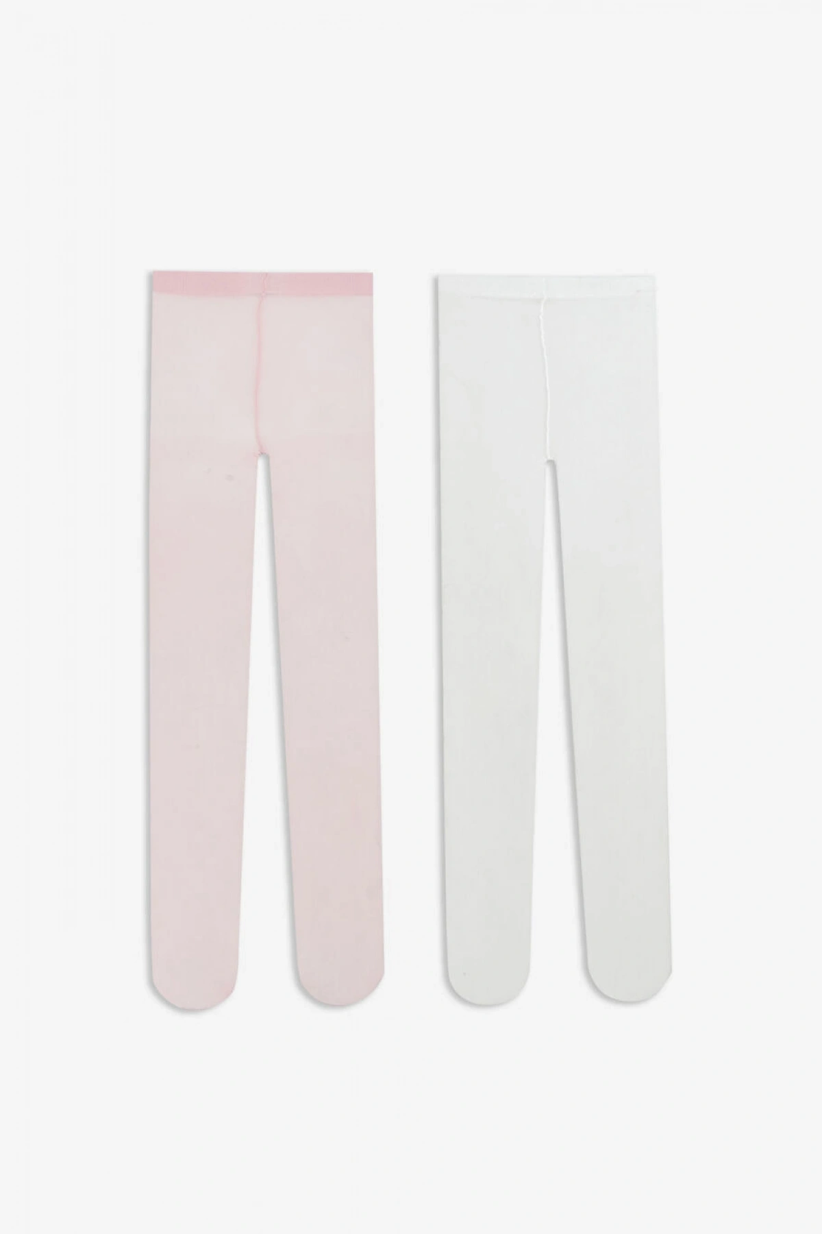 LCW ECO Ekru Basic Kız Çocuk Külotlu Çorap 2li