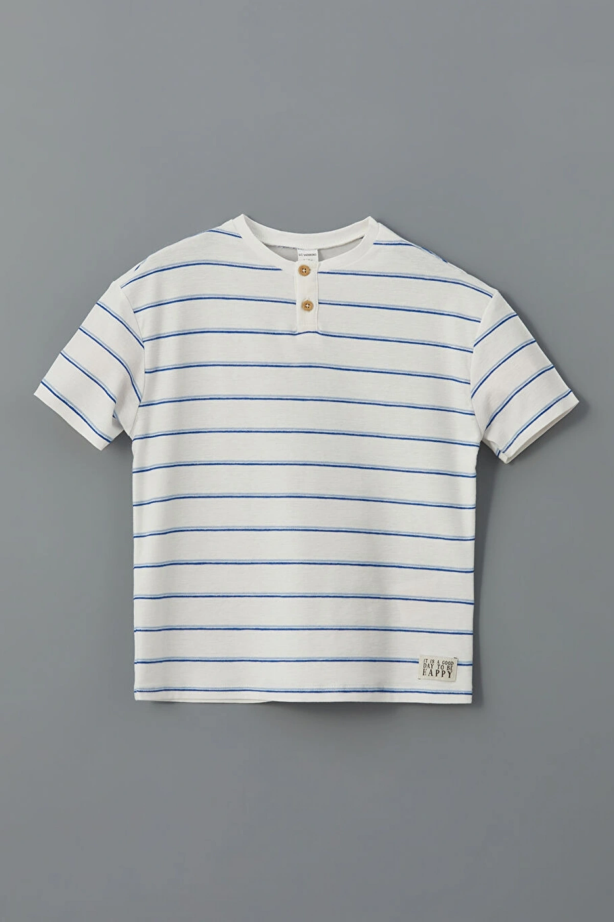 LCW Kids Çizgili Erkek Çocuk Tişört ve Pantolon 2li