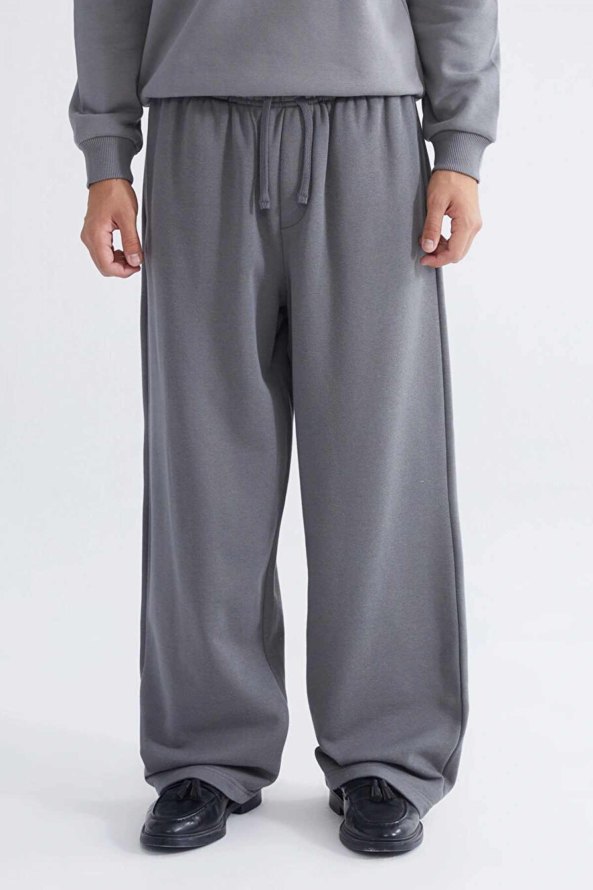 XSIDE Antrasit Rahat Kalıp Erkek Eşofman Altı