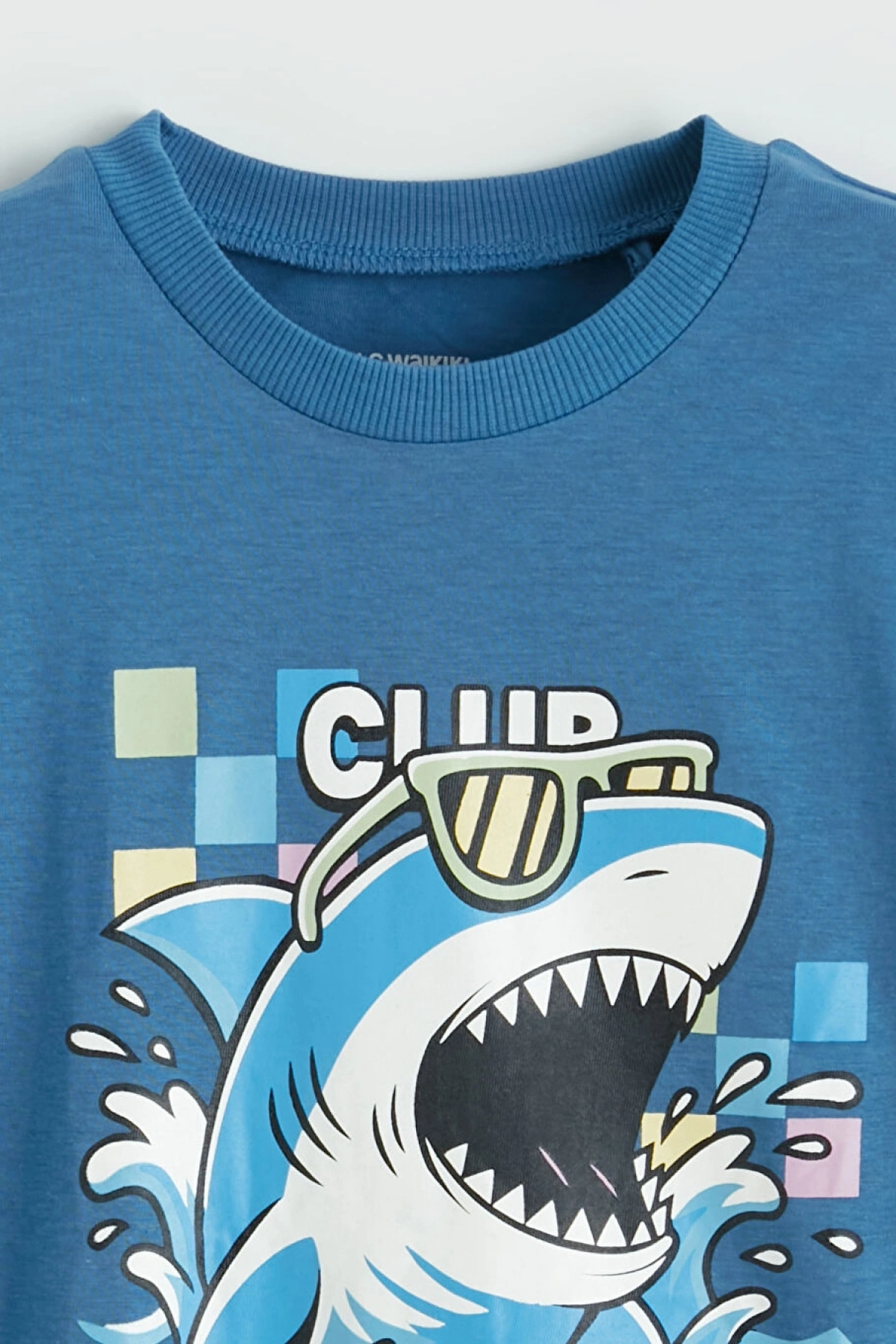 LCW Kids Mavi Baskılı Erkek Çocuk Tişört Ve Şort