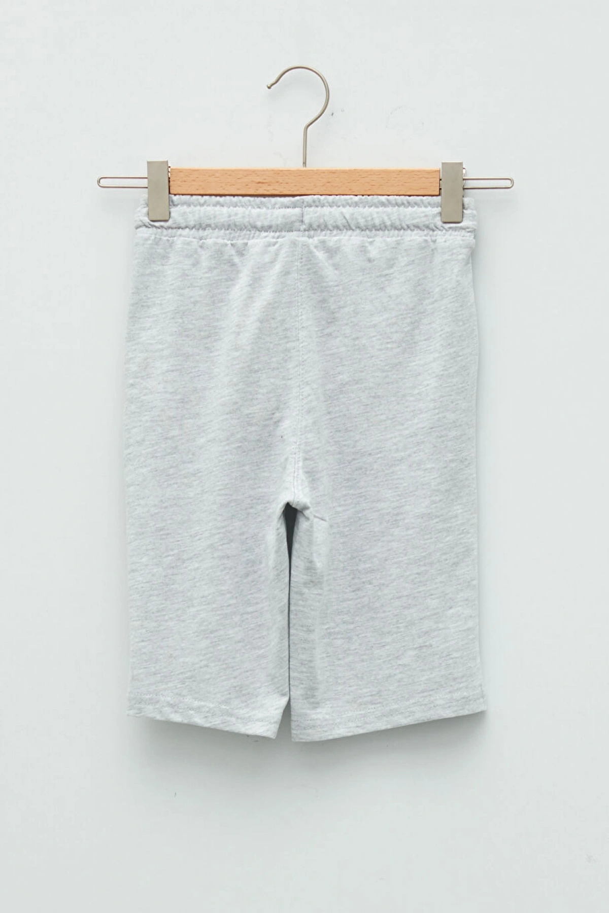 LCW Kids Gri Beli Lastikli Baskılı Erkek Çocuk Roller