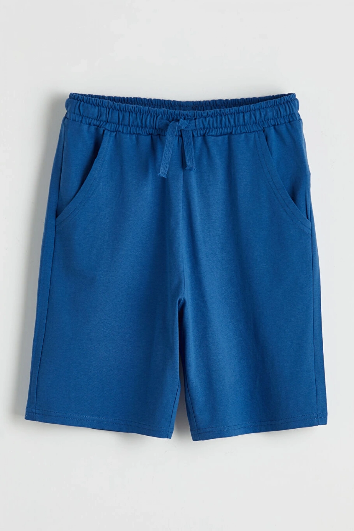 LCW Kids Mavi Beli Lastikli Erkek Çocuk Şort