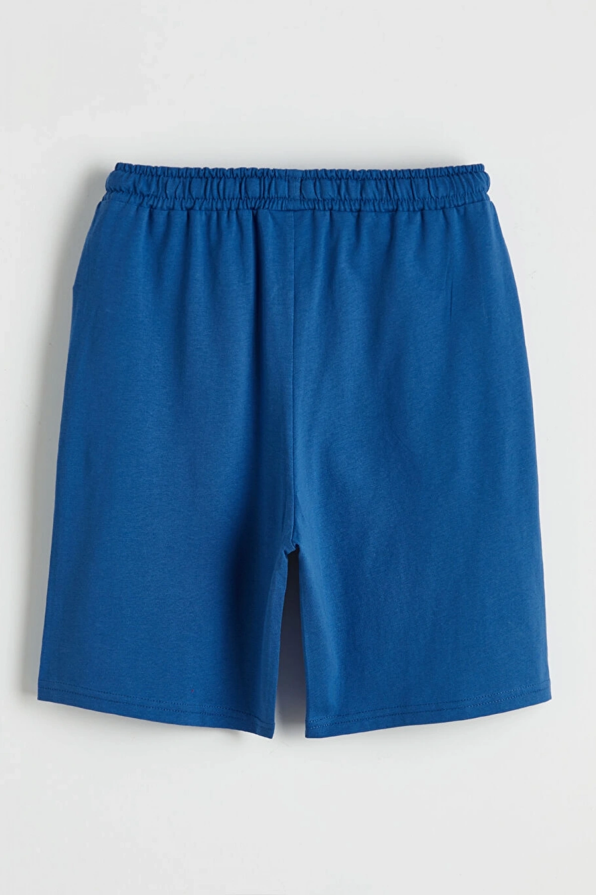 LCW Kids Mavi Beli Lastikli Erkek Çocuk Şort