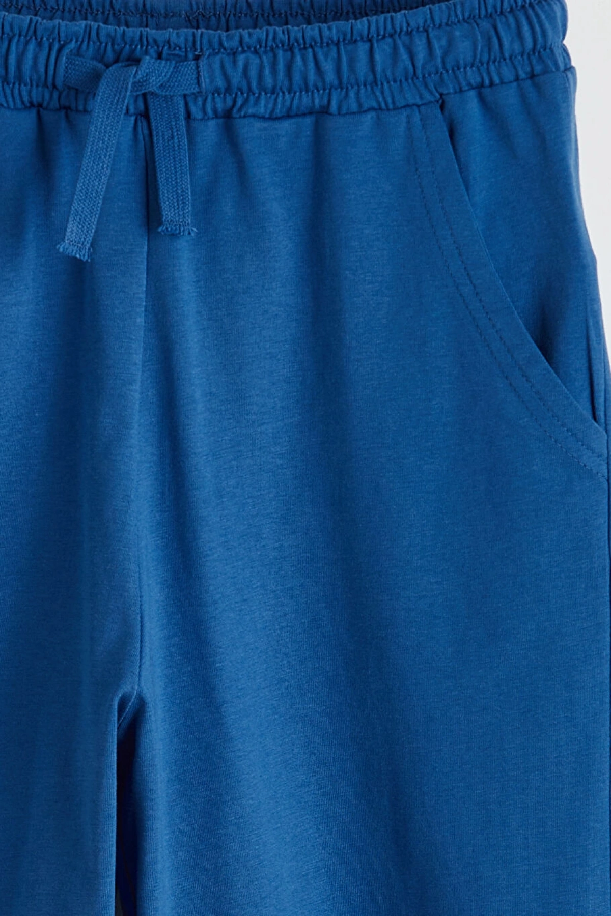 LCW Kids Mavi Beli Lastikli Erkek Çocuk Şort