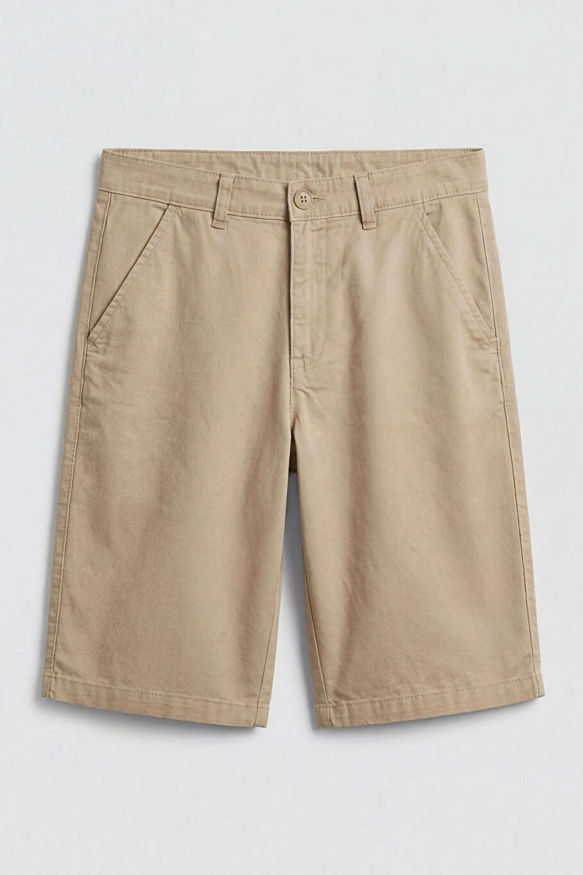 LCW Kids Bej Erkek Çocuk Gabardin Şort