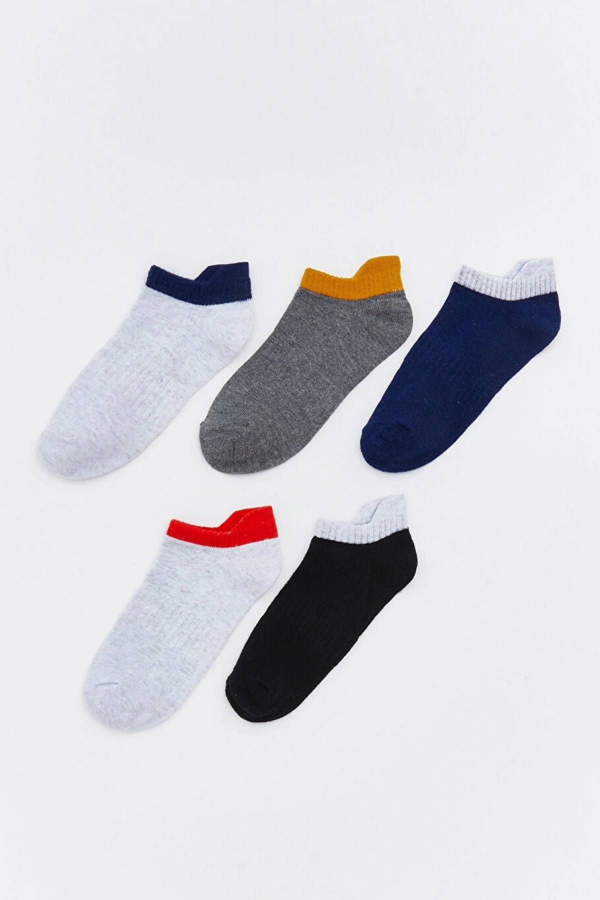 LCW Kids Karışık Erkek Çocuk Patik Çorap 5li