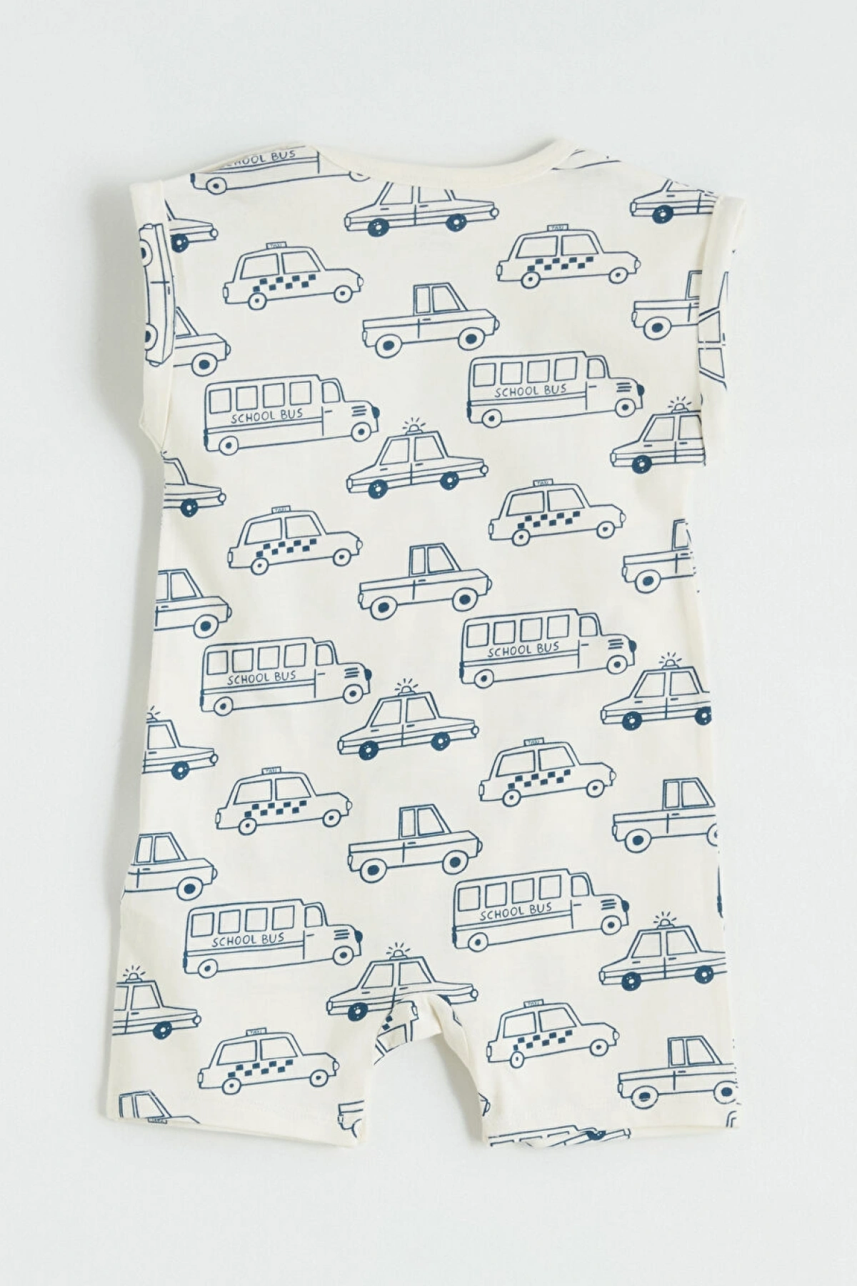 LCW baby Ekru Erkek Bebek Baskılı Tulum 2li